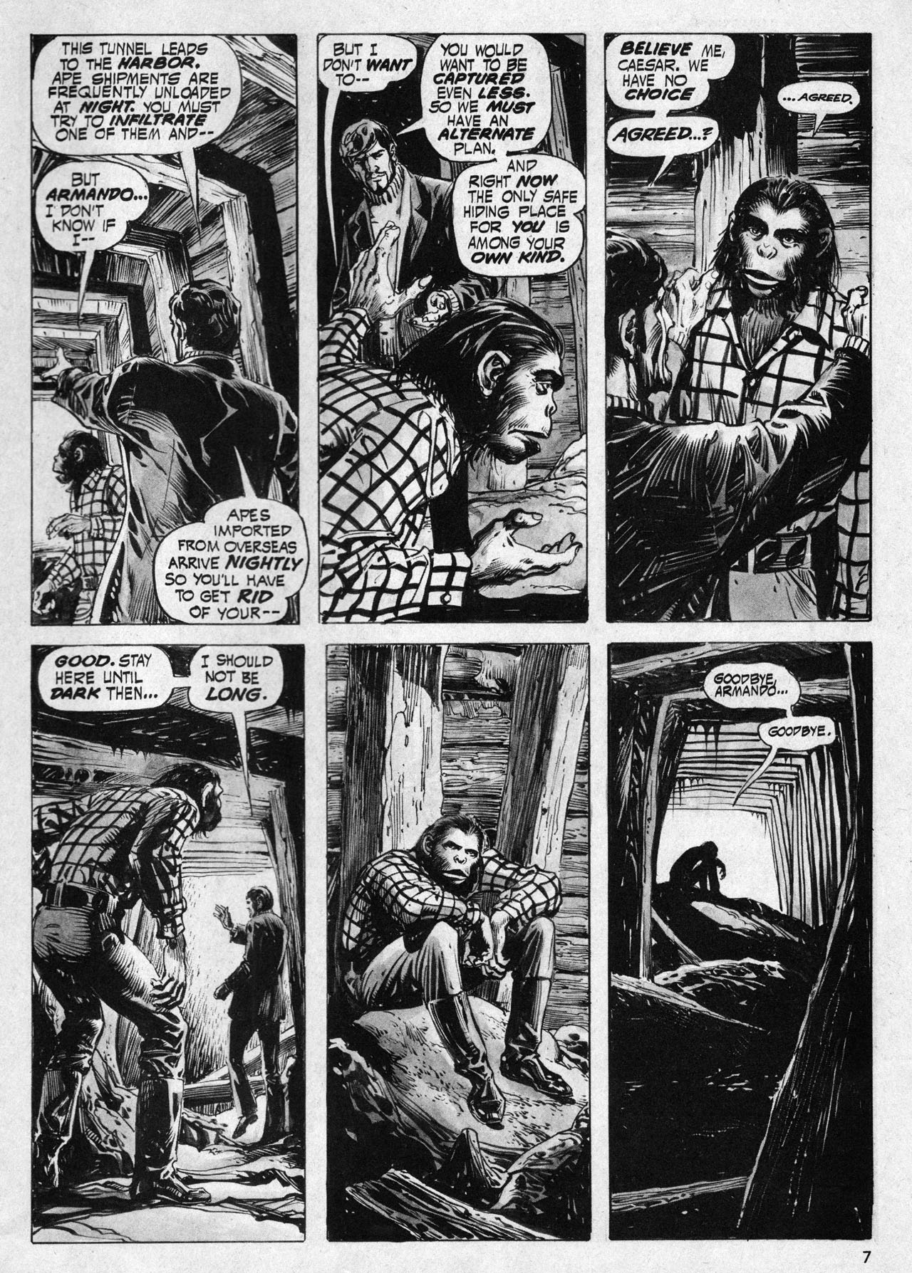 Read online Planet of the Apes comic -  Issue #18 - 7