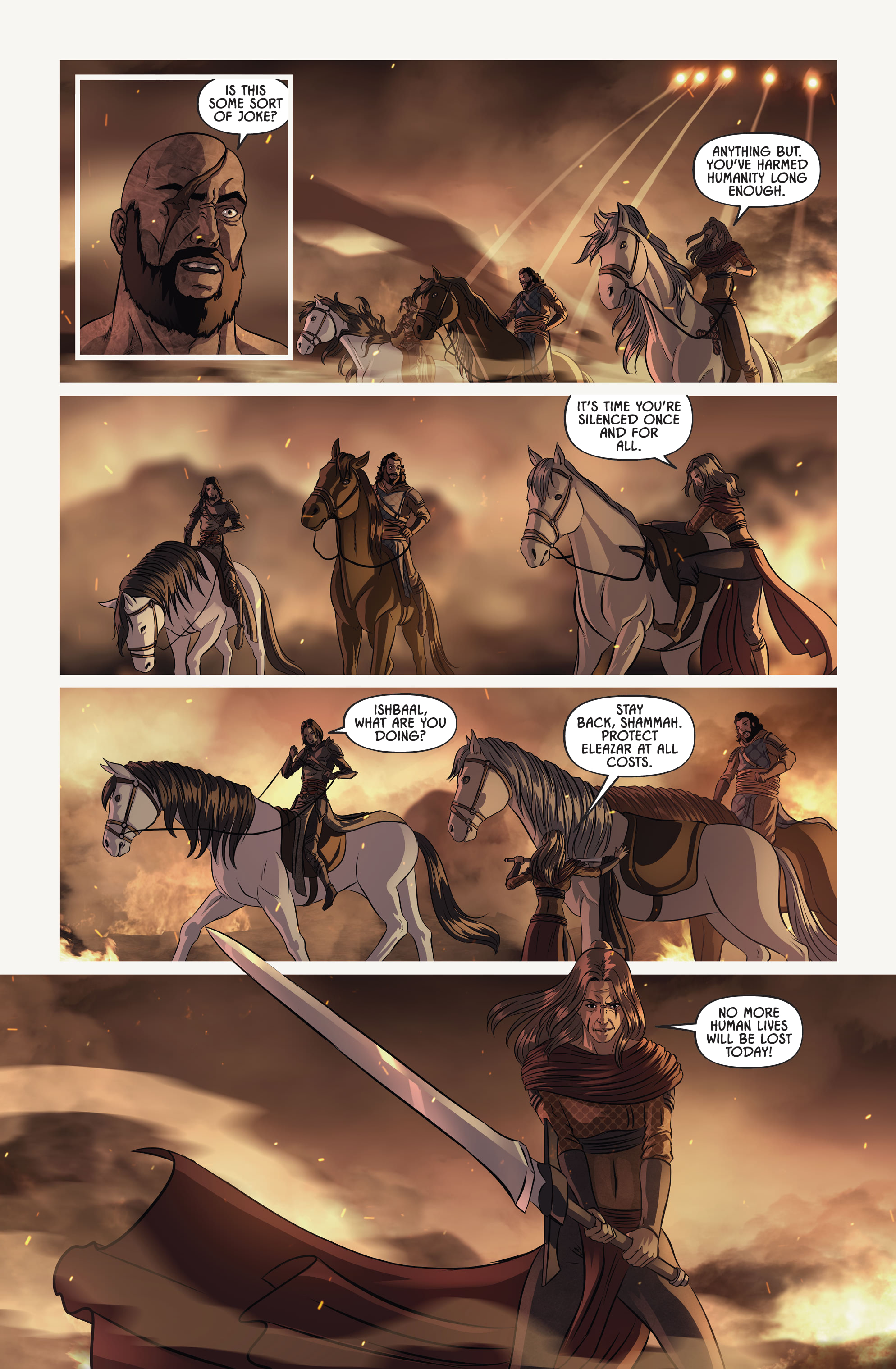 Read online Knights of the Golden Sun comic -  Issue #13 - 12