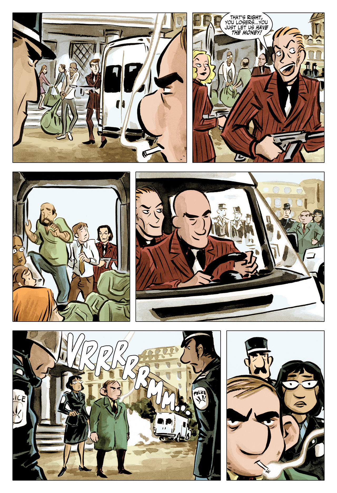 Read online Bandette (2012) comic -  Issue #2 - 7