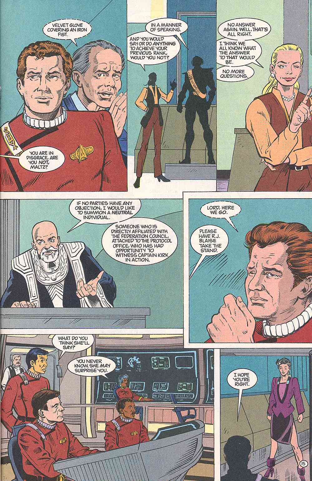 Read online Star Trek (1989) comic -  Issue #12 - 18