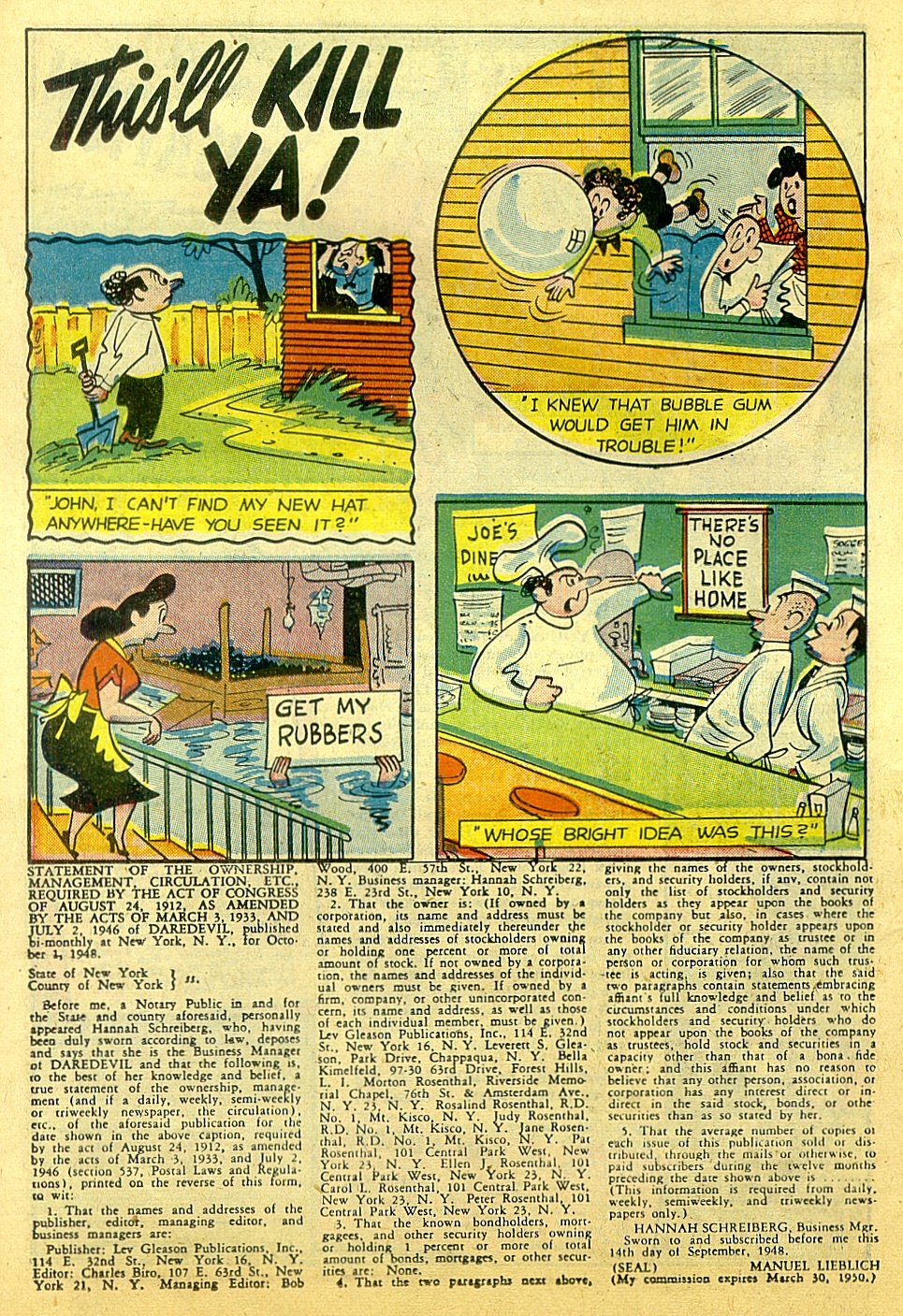 Read online Daredevil (1941) comic -  Issue #53 - 24