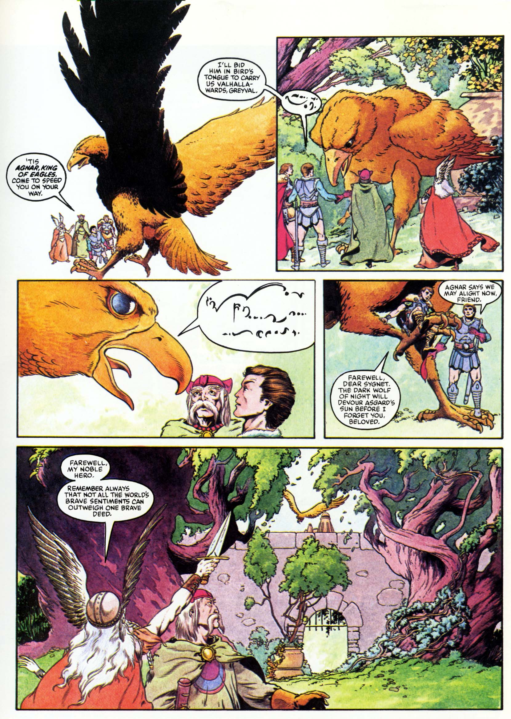 Read online Marvel Graphic Novel comic -  Issue #15 - The Raven Banner - 22