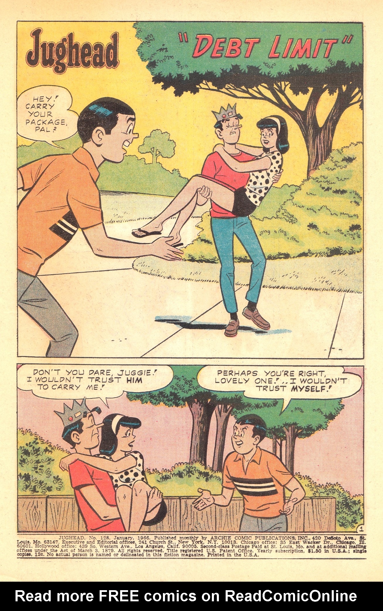 Read online Jughead (1965) comic -  Issue #128 - 3