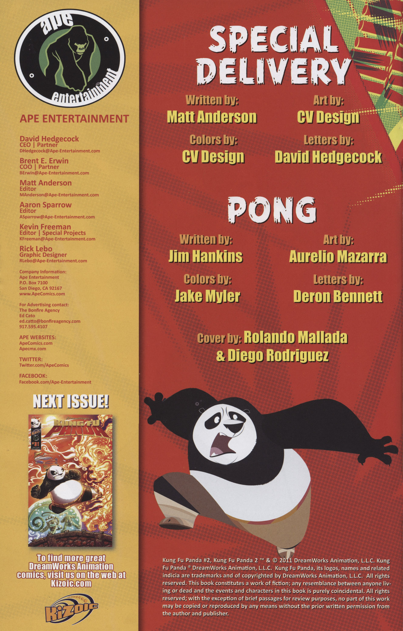 Read online Kung Fu Panda comic -  Issue #2 - 2