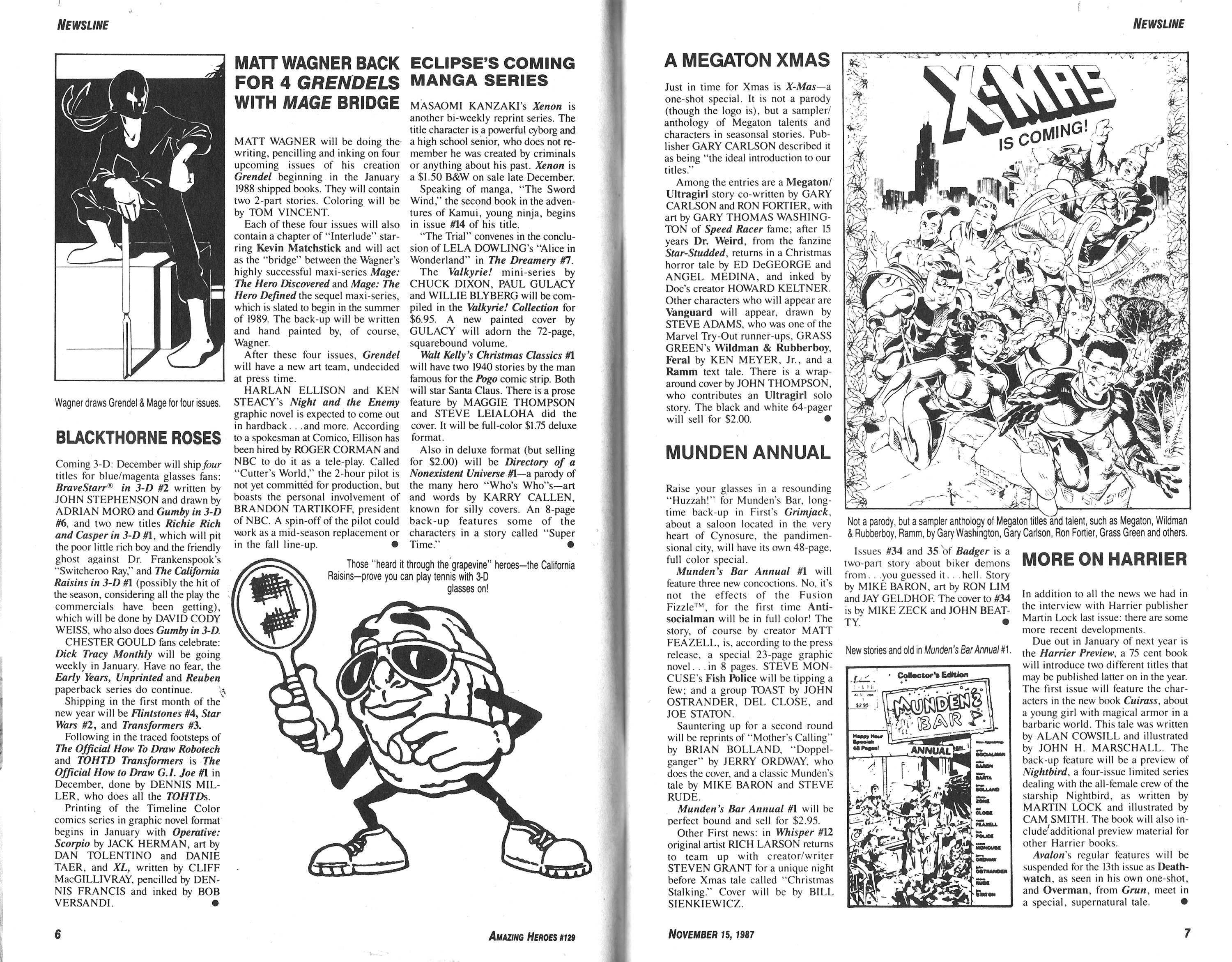 Read online Amazing Heroes comic -  Issue #129 - 4