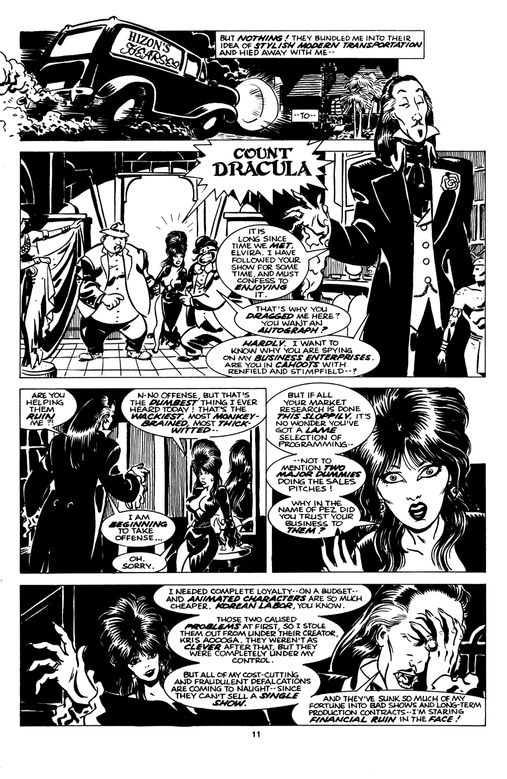 Read online Elvira, Mistress of the Dark comic -  Issue #13 - 13