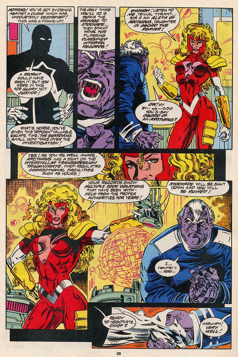 Read online Guardians of the Galaxy (1990) comic -  Issue #53 - 17