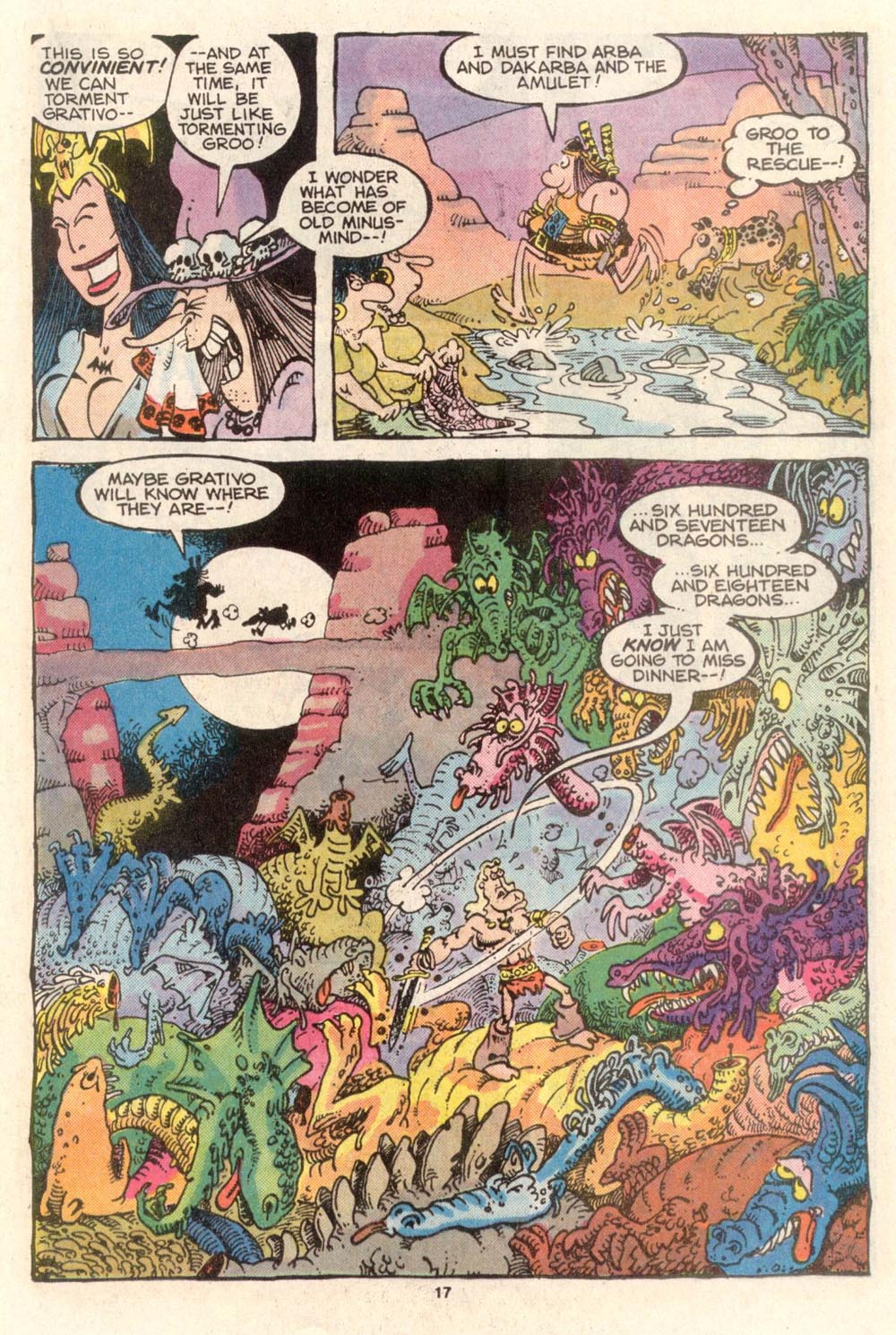 Read online Sergio Aragonés Groo the Wanderer comic -  Issue #36 - 17