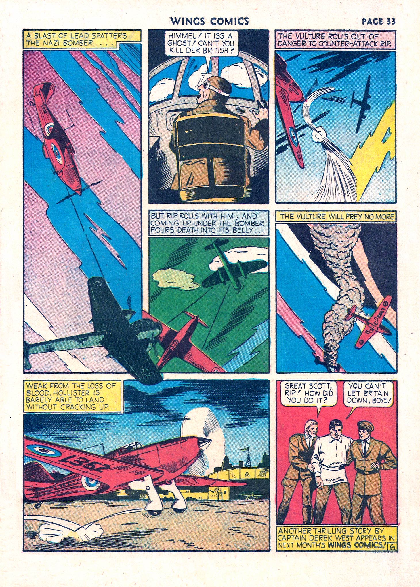 Read online Wings Comics comic -  Issue #9 - 35