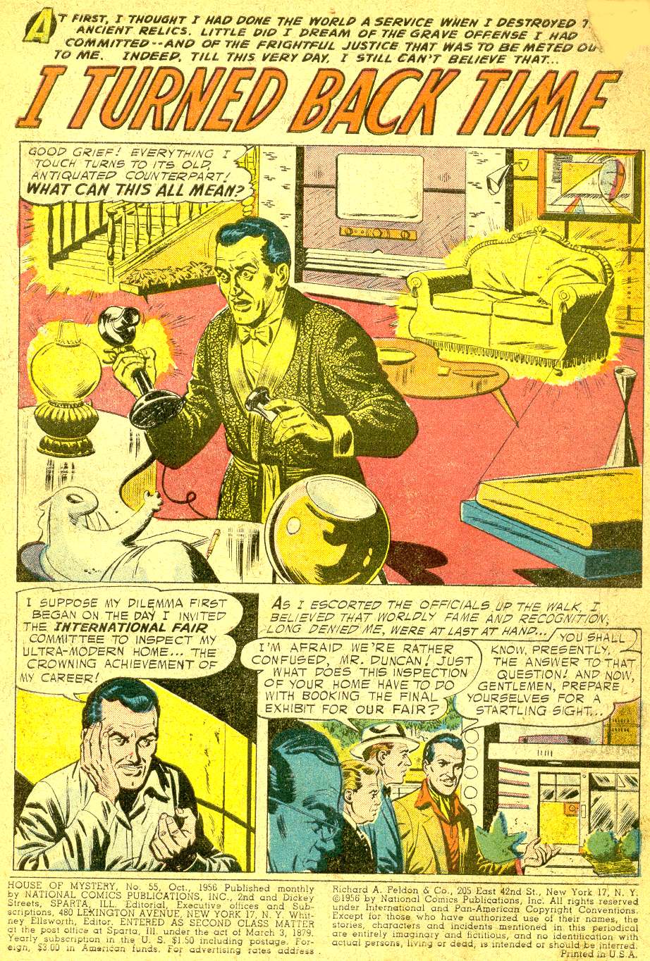 Read online House of Mystery (1951) comic -  Issue #55 - 3