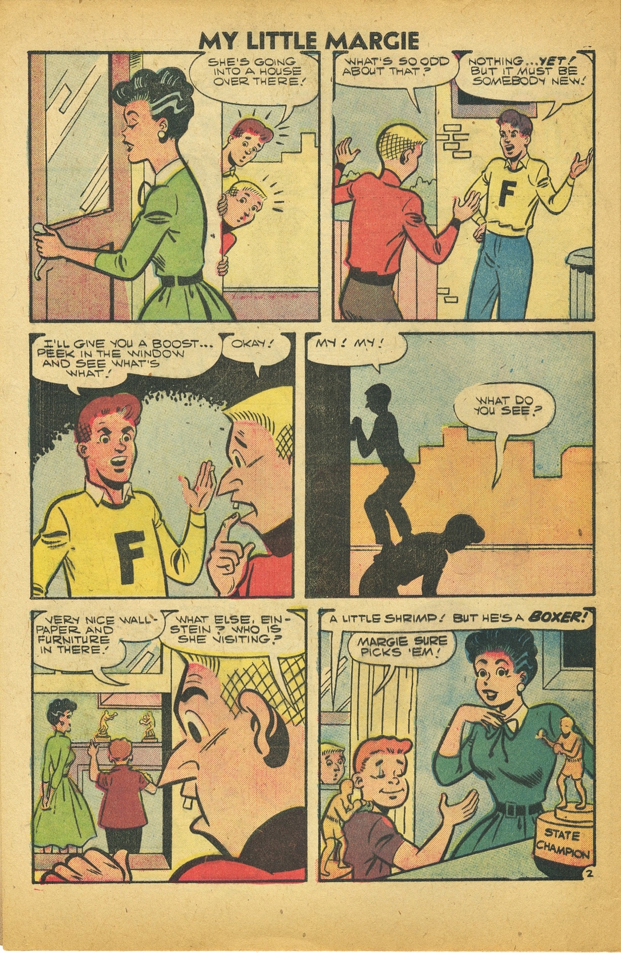 Read online My Little Margie (1954) comic -  Issue #21 - 4