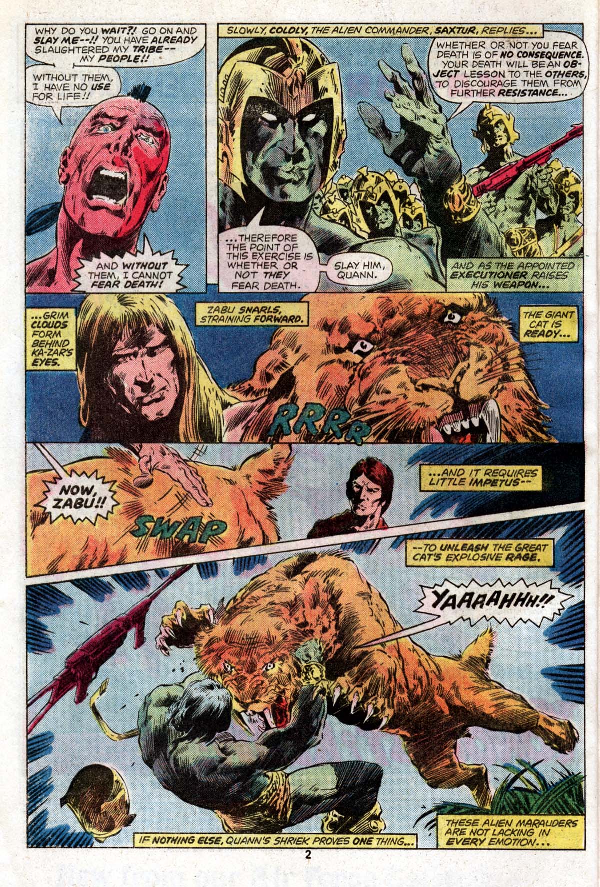 Read online Ka-Zar comic -  Issue #16 - 3