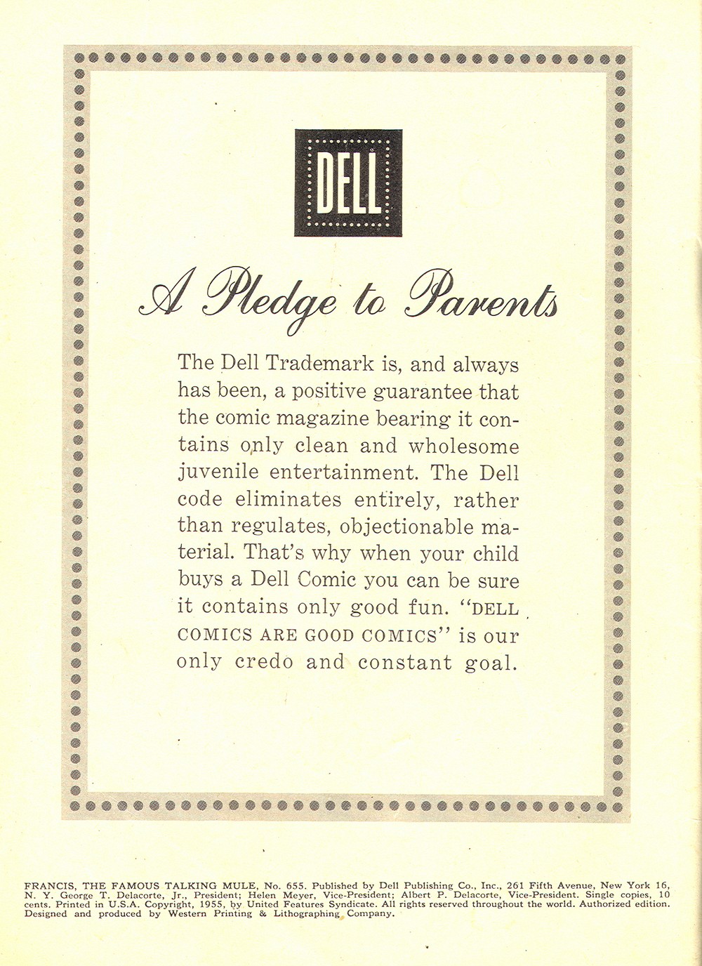 Read online Four Color Comics comic -  Issue #655 - 2