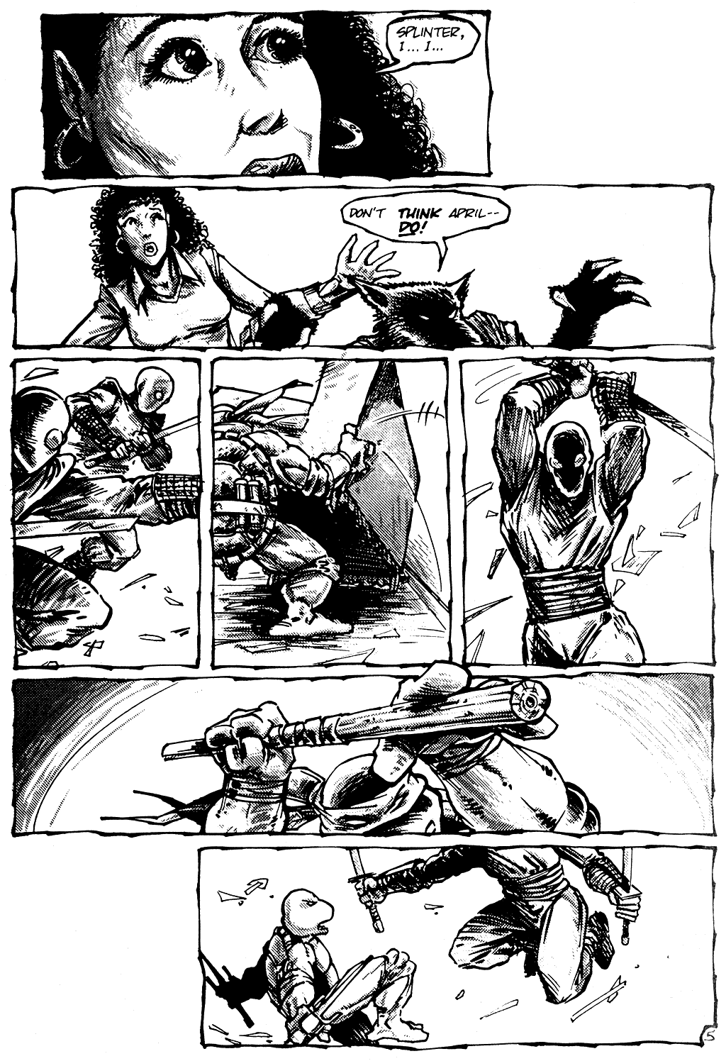 Read online Teenage Mutant Ninja Turtles (1984) comic -  Issue #10 - 6
