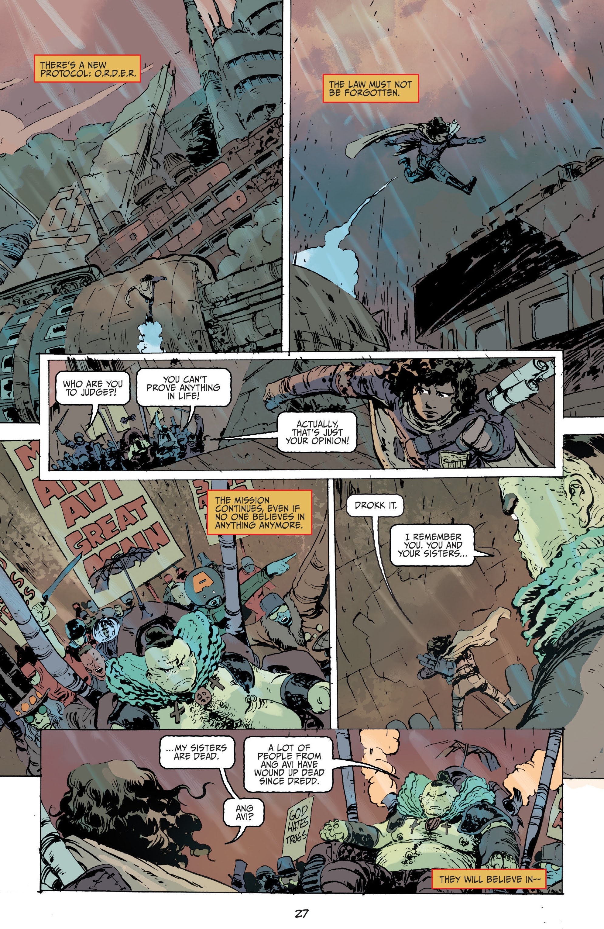 Read online Judge Dredd: Mega-City Zero comic -  Issue # TPB 3 - 27