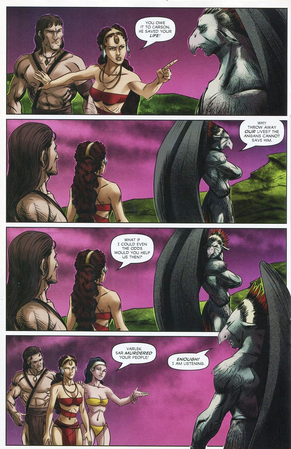 Read online Carson of Venus: The Flames Beyond comic -  Issue #2 - 12