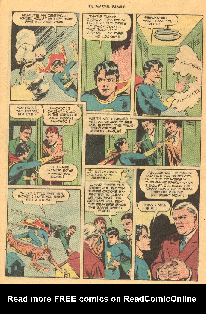 Read online The Marvel Family comic -  Issue #3 - 16