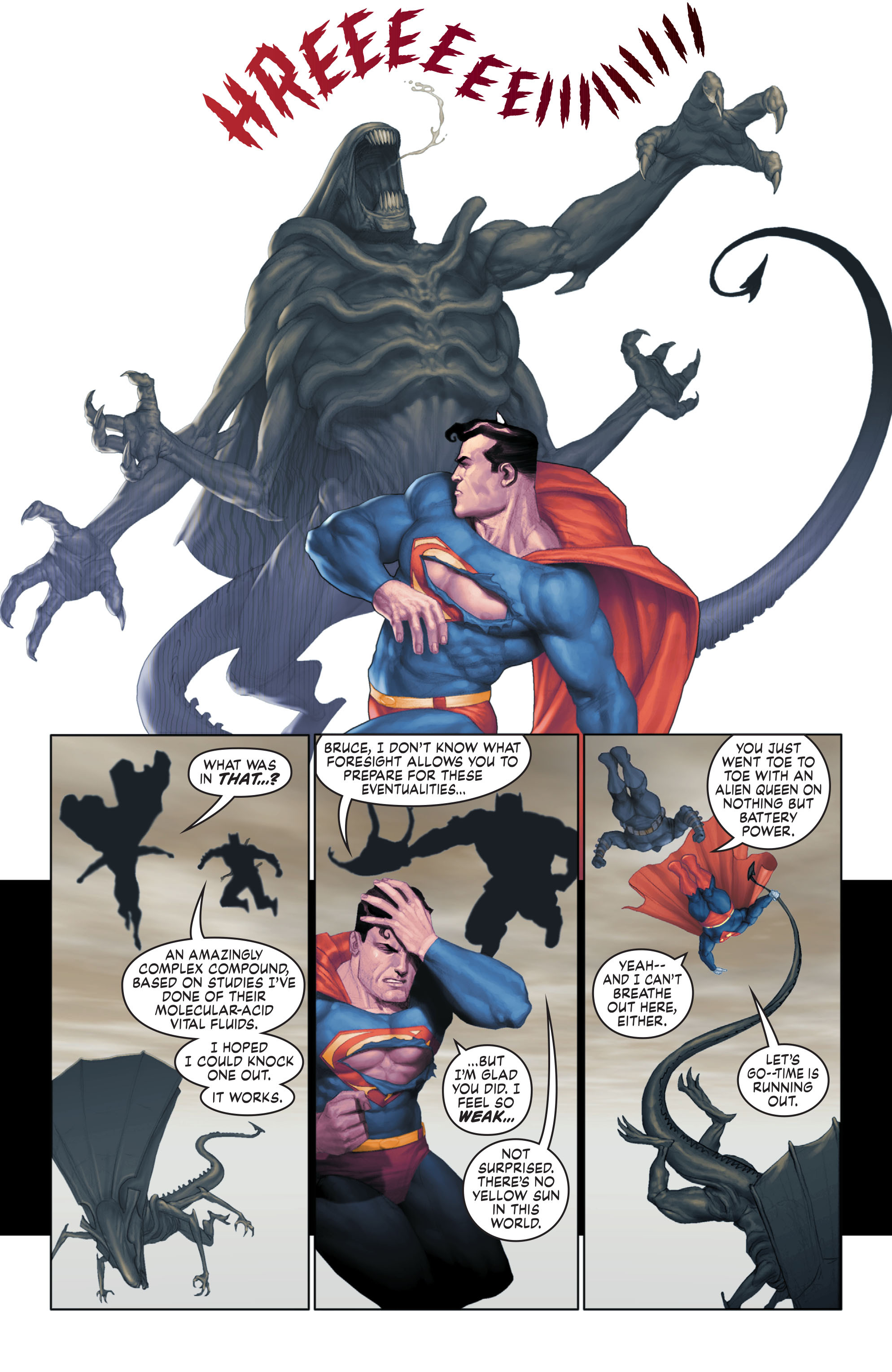 Read online Superman and Batman Vs. Aliens and Predator comic -  Issue #2 - 35