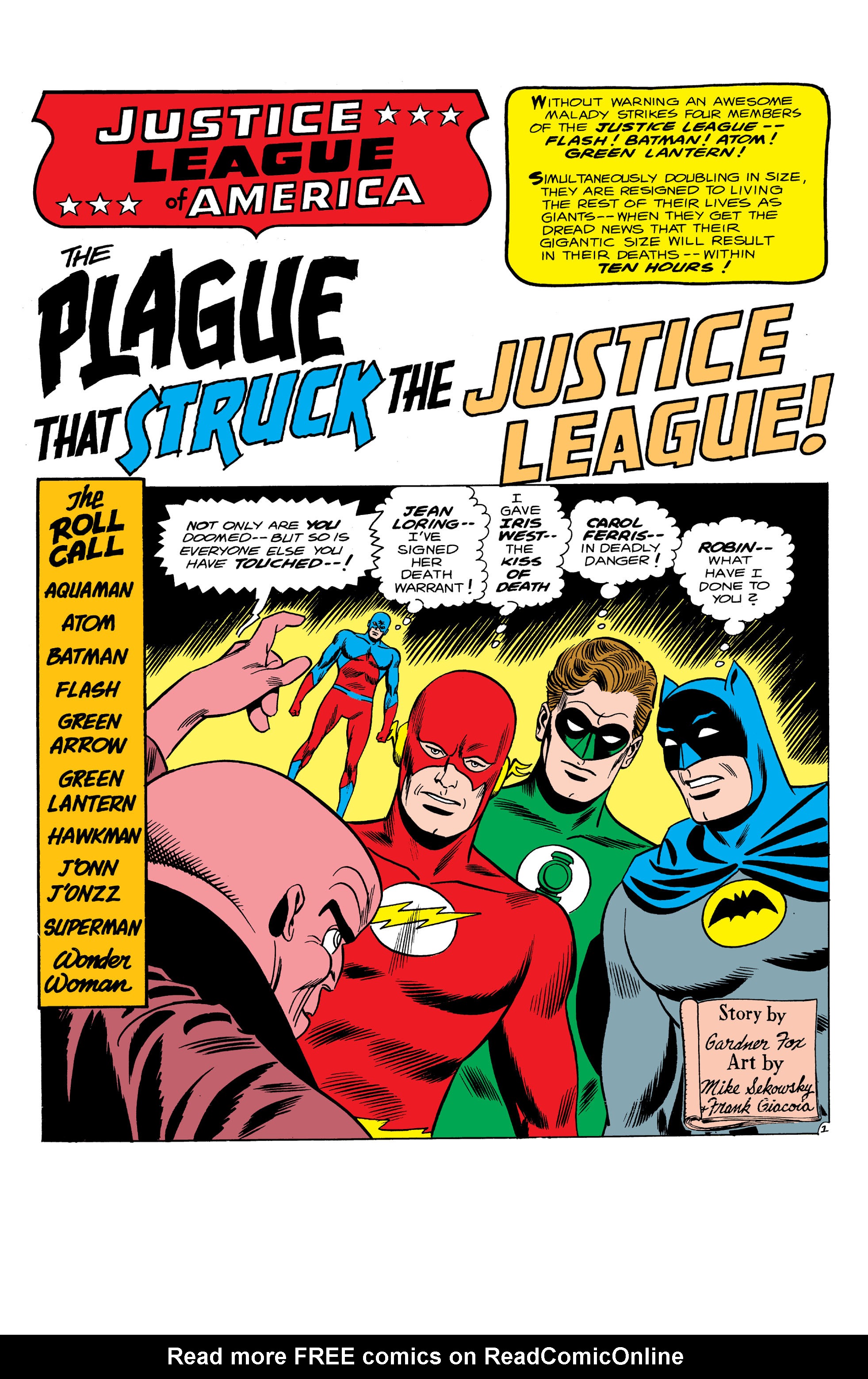 Read online Justice League of America (1960) comic -  Issue #44 - 2