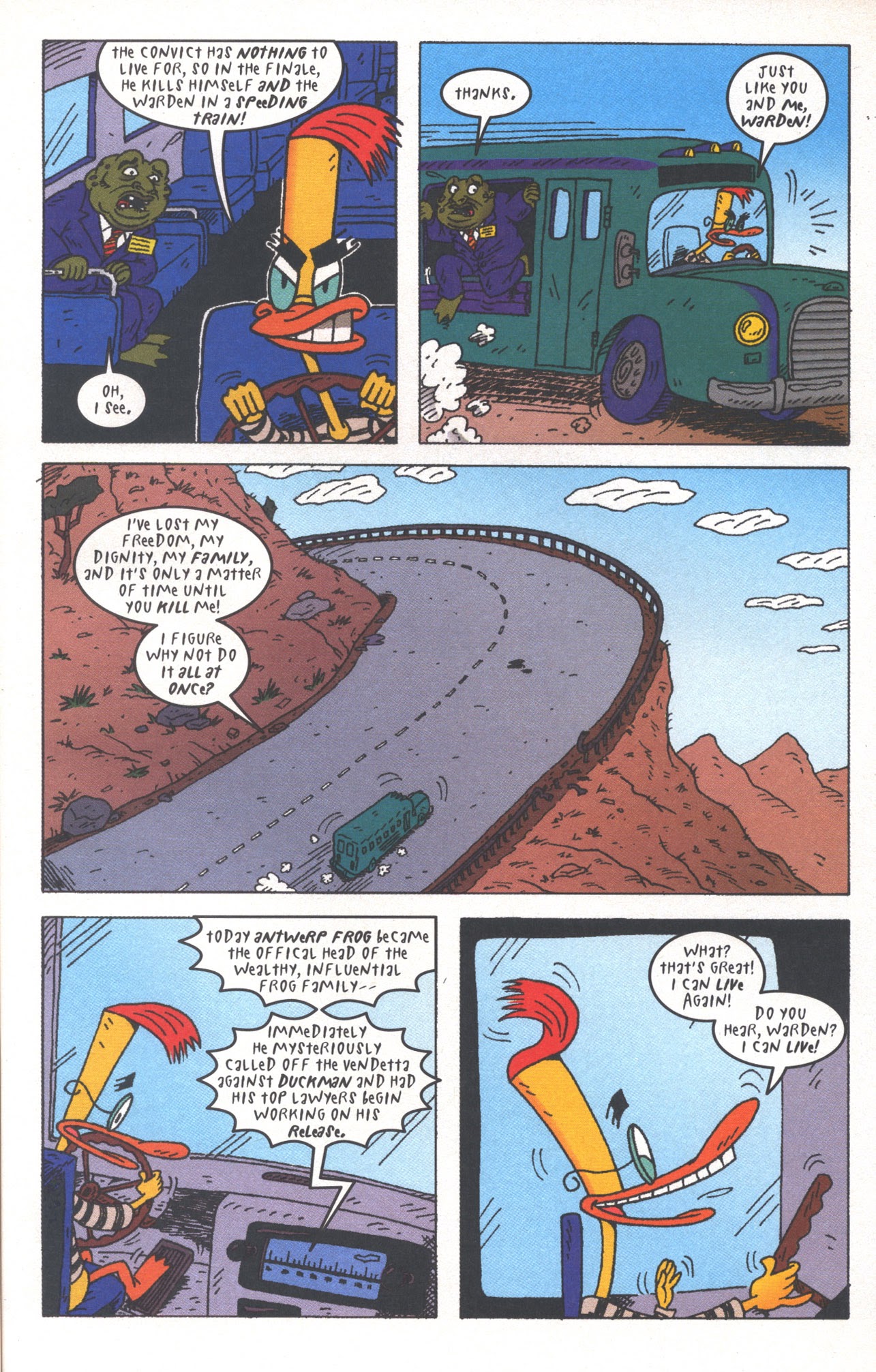 Read online Duckman : The Mob Frog Saga comic -  Issue #3 - 22
