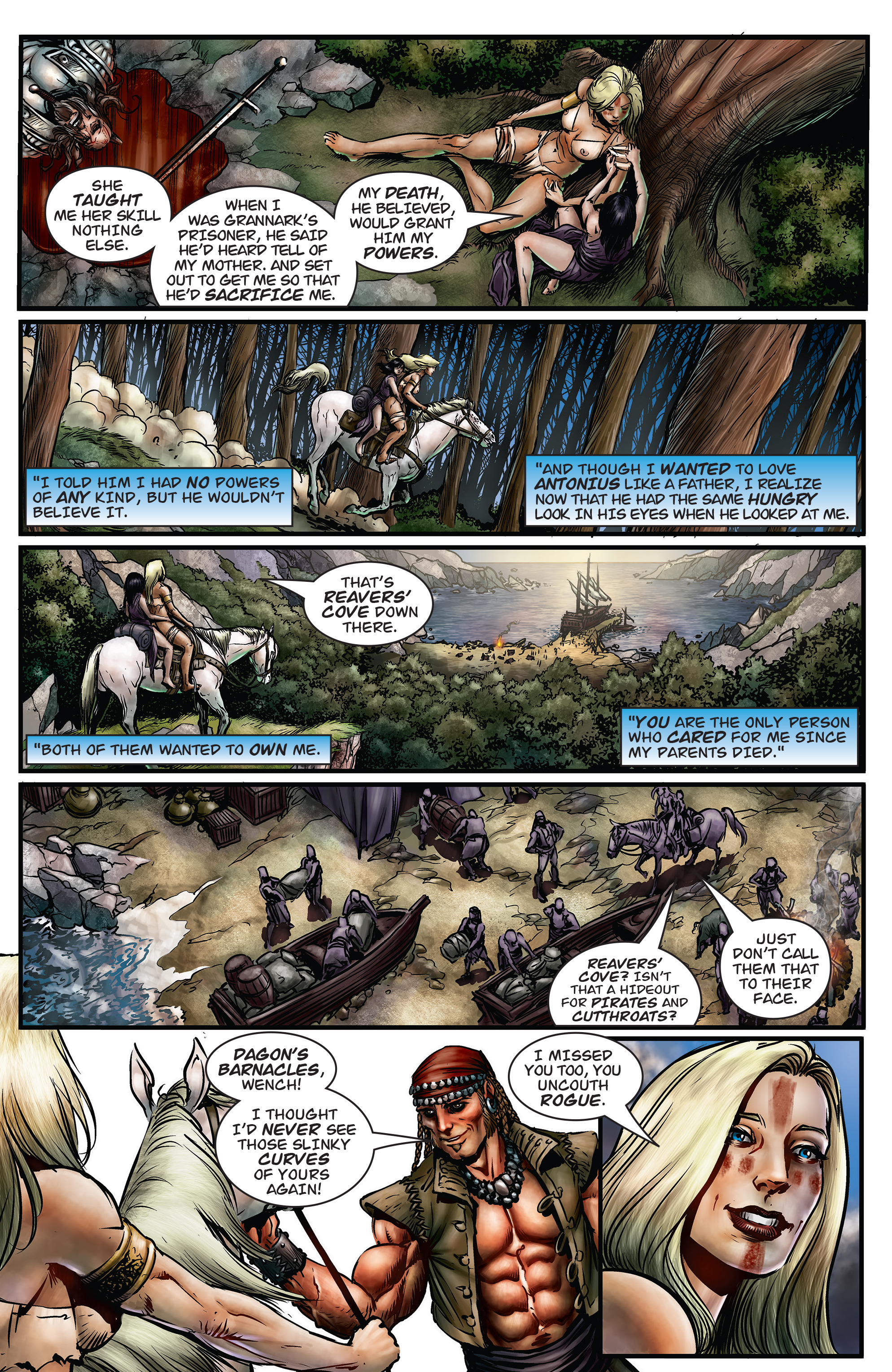 Read online Arhian: Head Huntress comic -  Issue #3 - 33