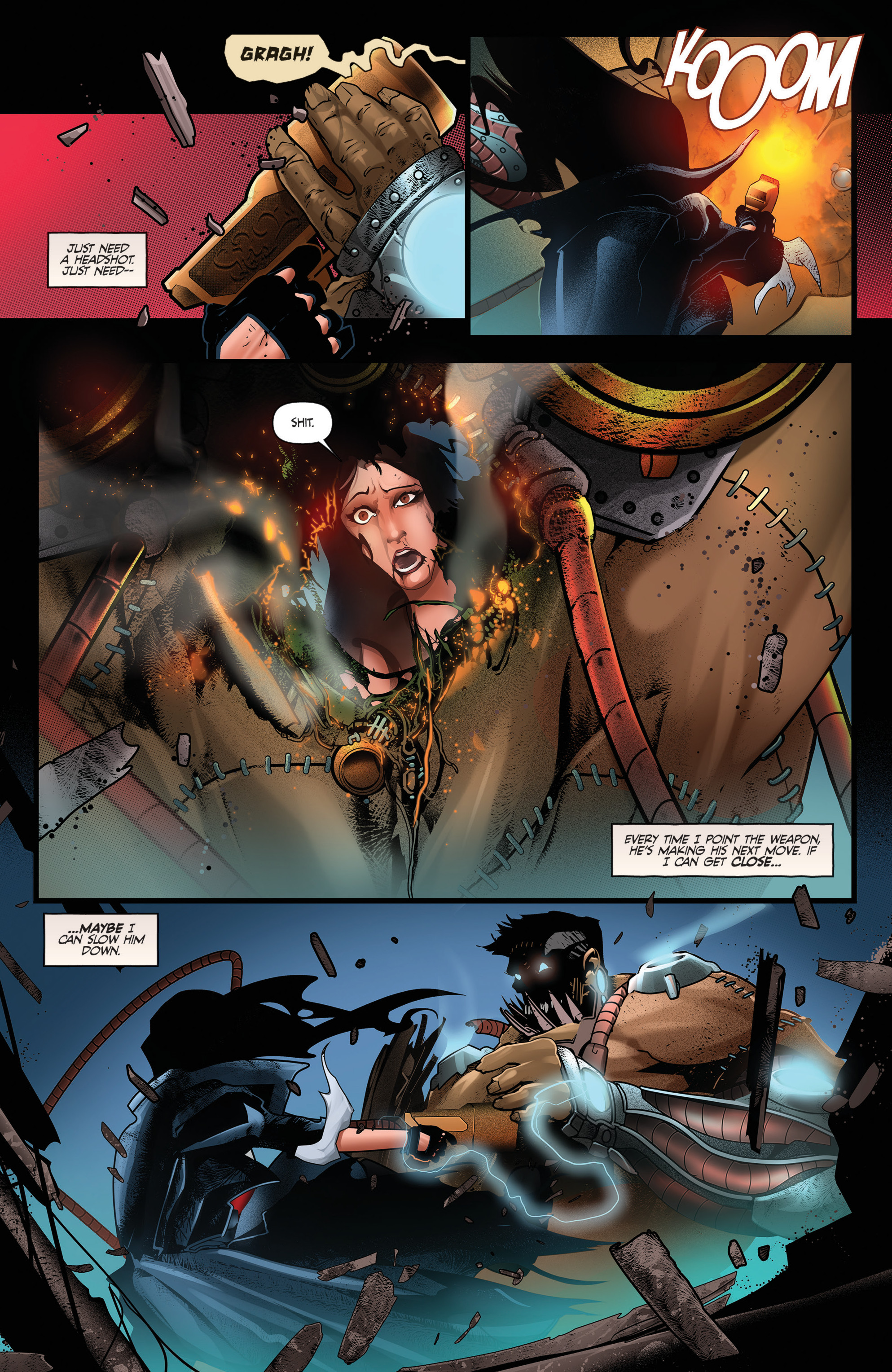 Read online Van Helsing vs Frankenstein comic -  Issue #5 - 9