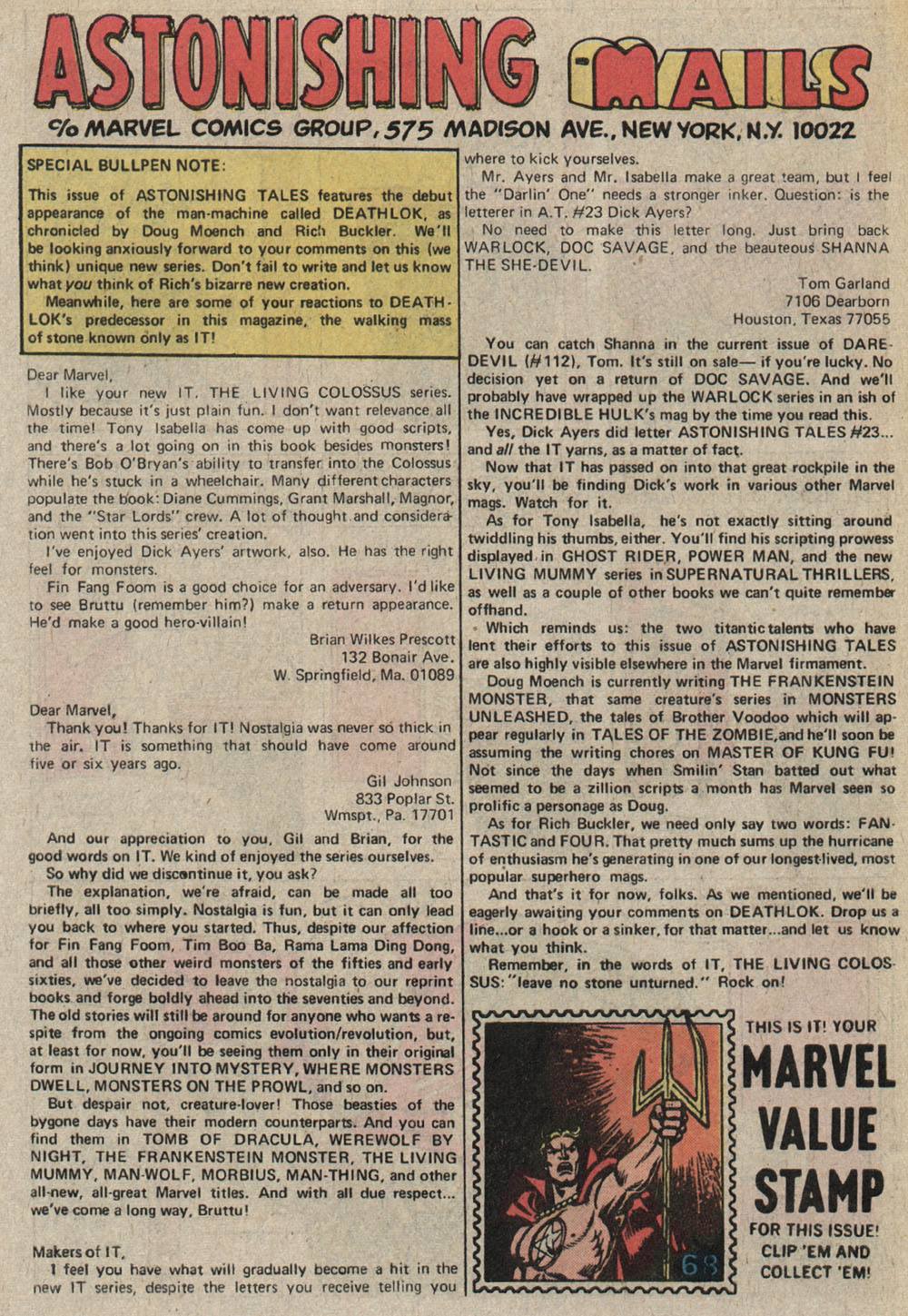 Read online Astonishing Tales (1970) comic -  Issue #25 - 22