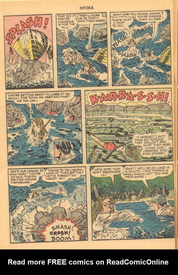 Read online Nyoka the Jungle Girl (1945) comic -  Issue #43 - 48