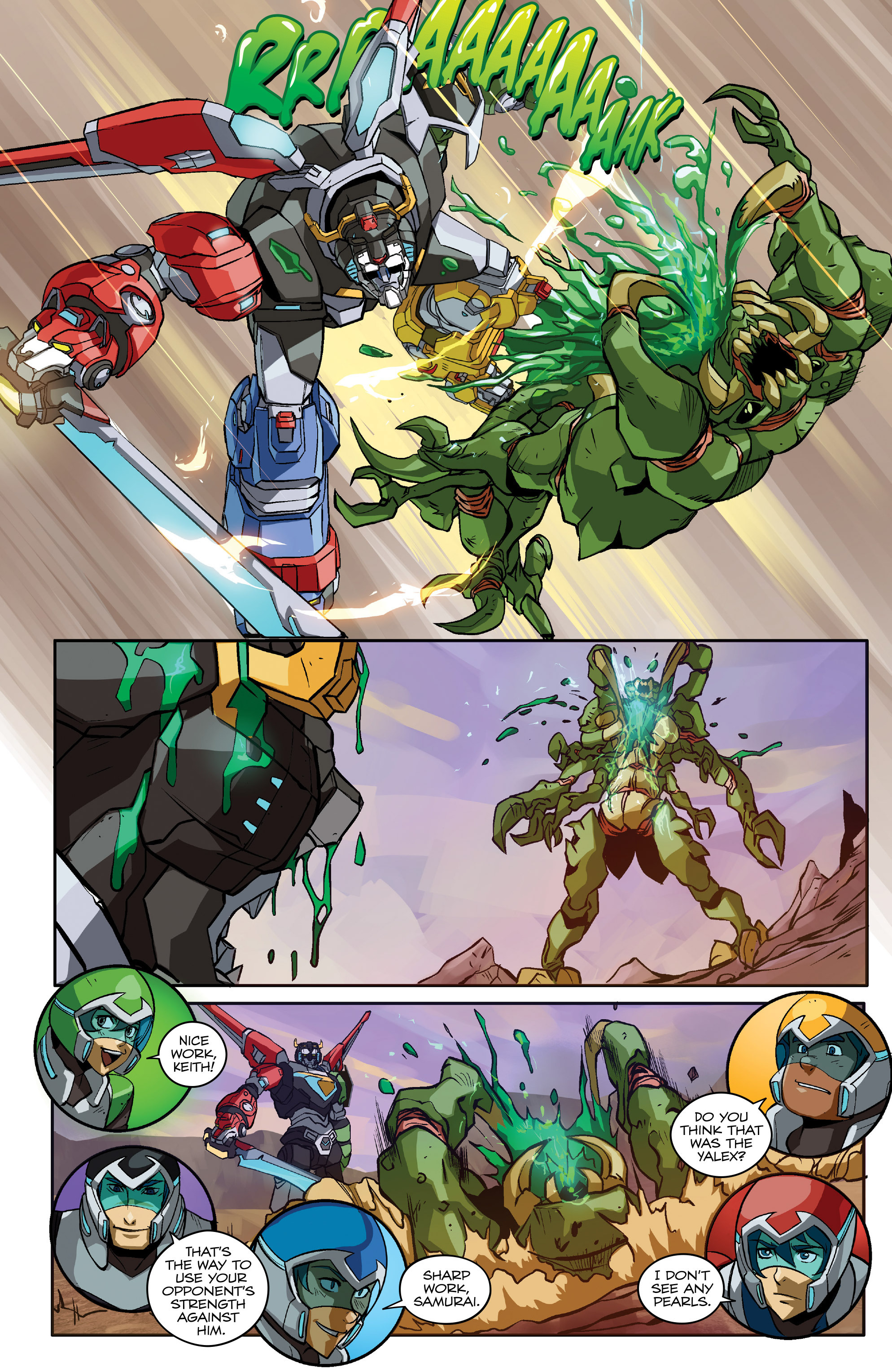 Read online Voltron: Legendary Defender comic -  Issue #1 - 25