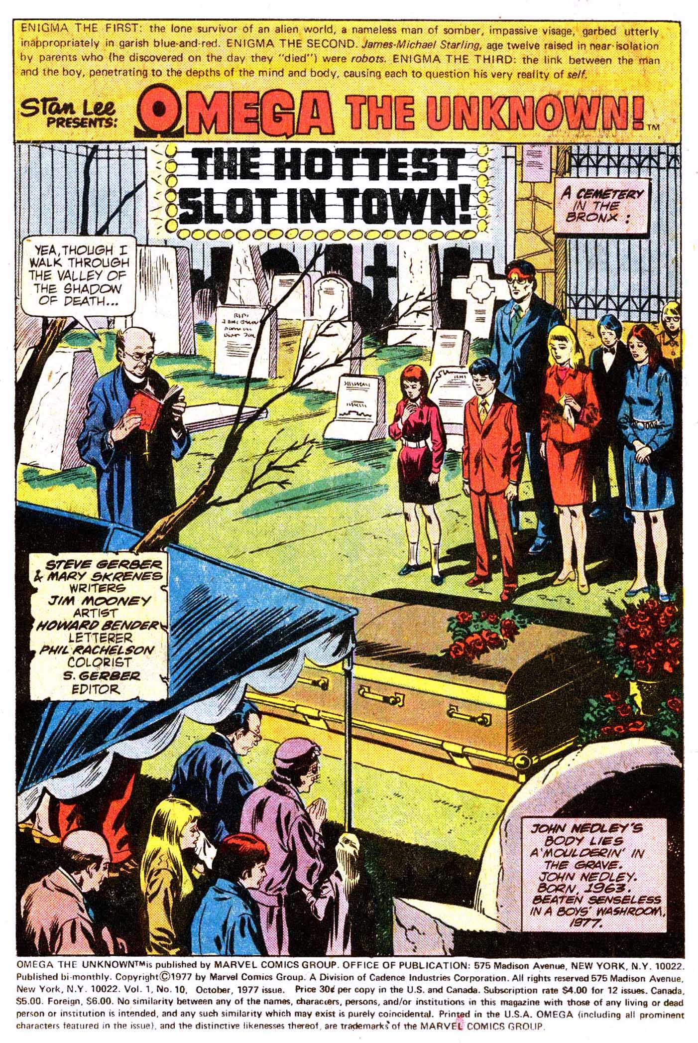 Read online Omega the Unknown comic -  Issue #10 - 2