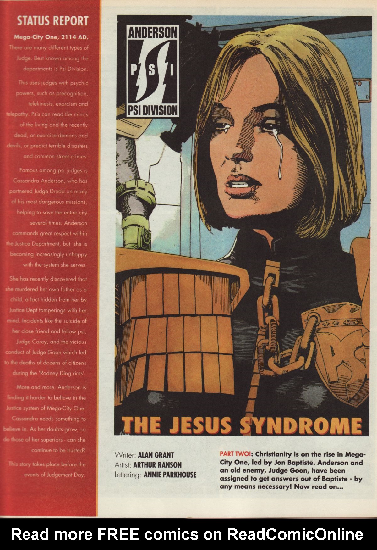 Read online Judge Dredd: The Megazine (vol. 2) comic -  Issue #23 - 20