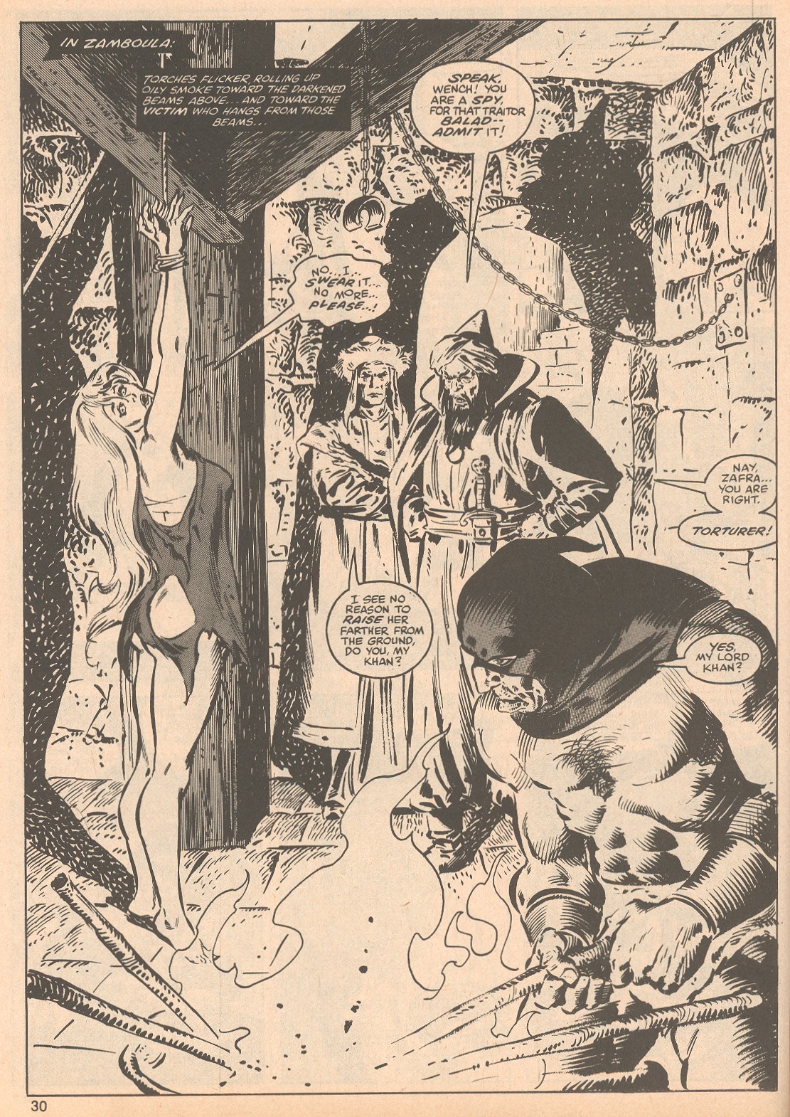 Read online The Savage Sword Of Conan comic -  Issue #57 - 30