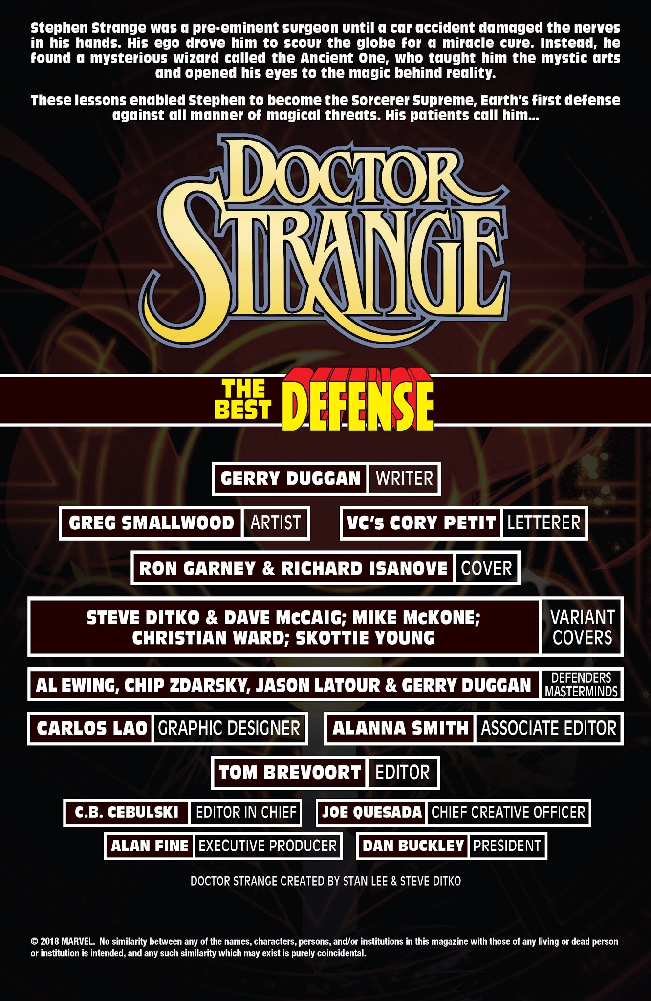 Read online Doctor Strange: The Best Defense comic -  Issue # Full - 2