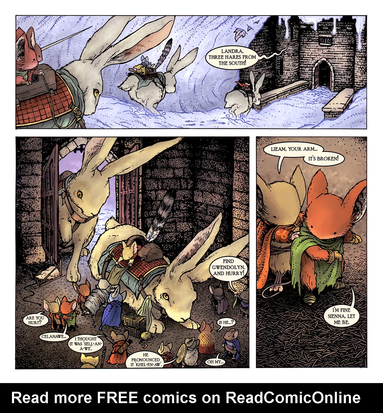 Read online Mouse Guard: Winter 1152 comic -  Issue #6 - 14