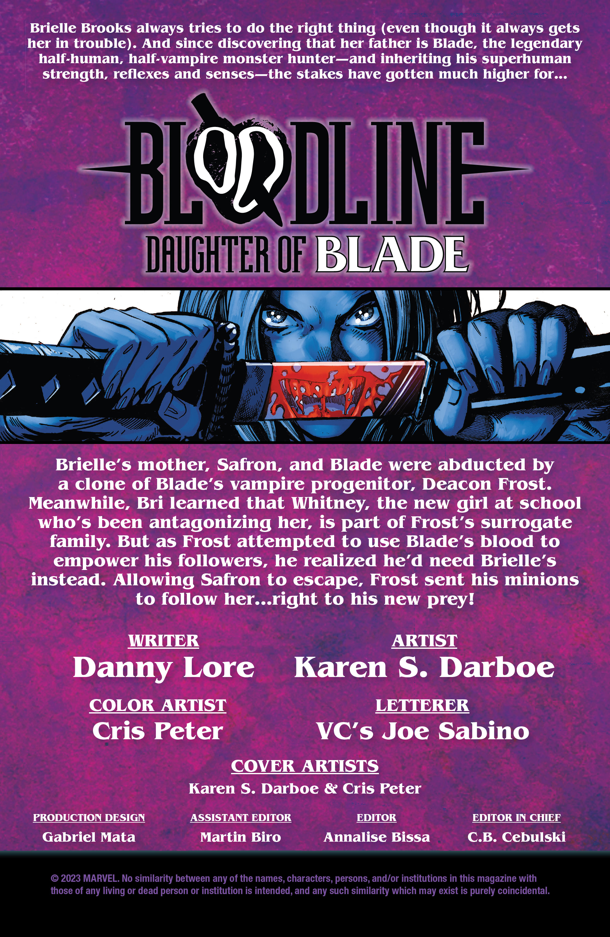 Read online Bloodline: Daughter of Blade comic -  Issue #5 - 2