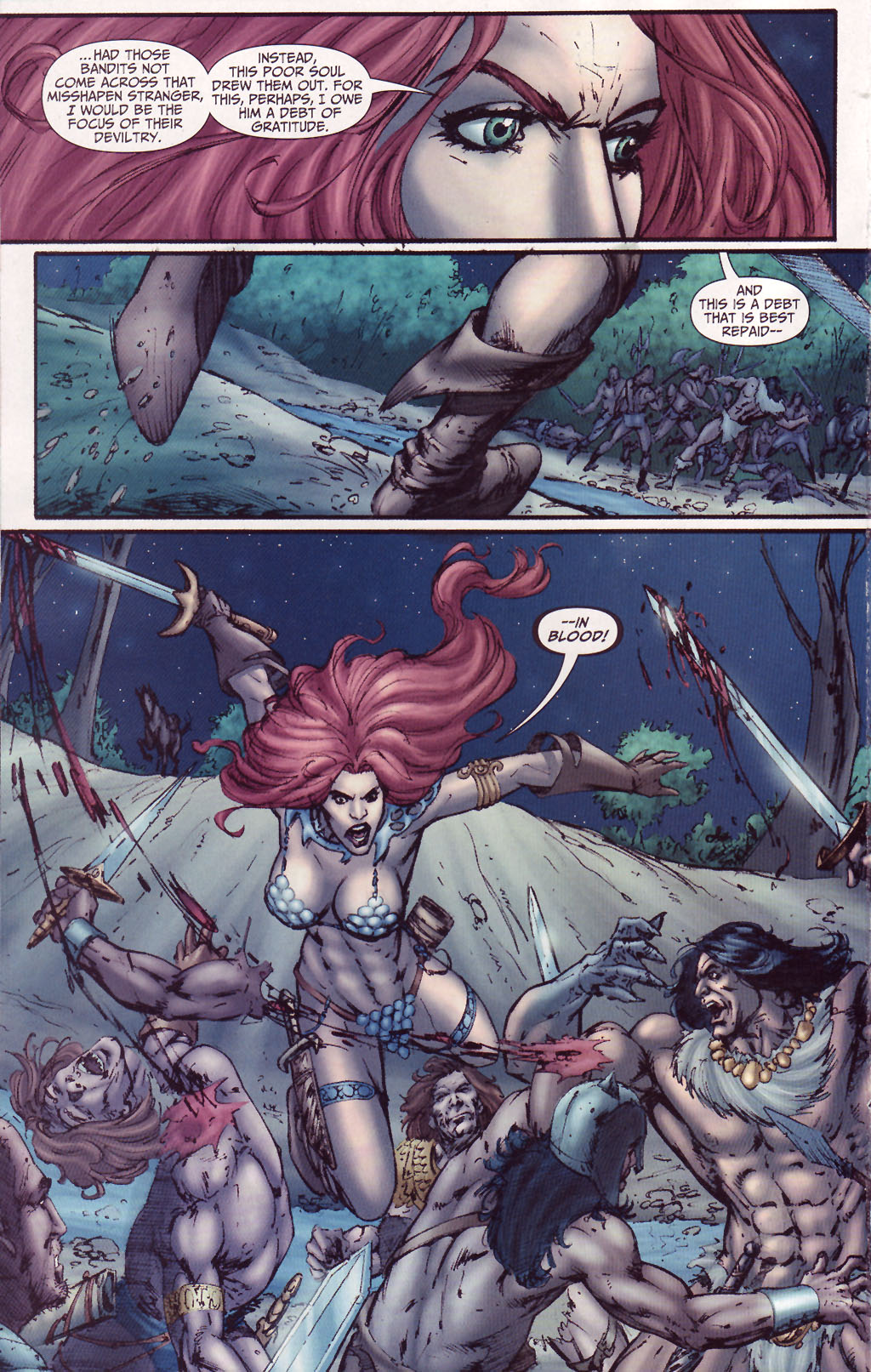 Read online Red Sonja / Claw The Unconquered: Devil's Hands comic -  Issue # TPB - 9