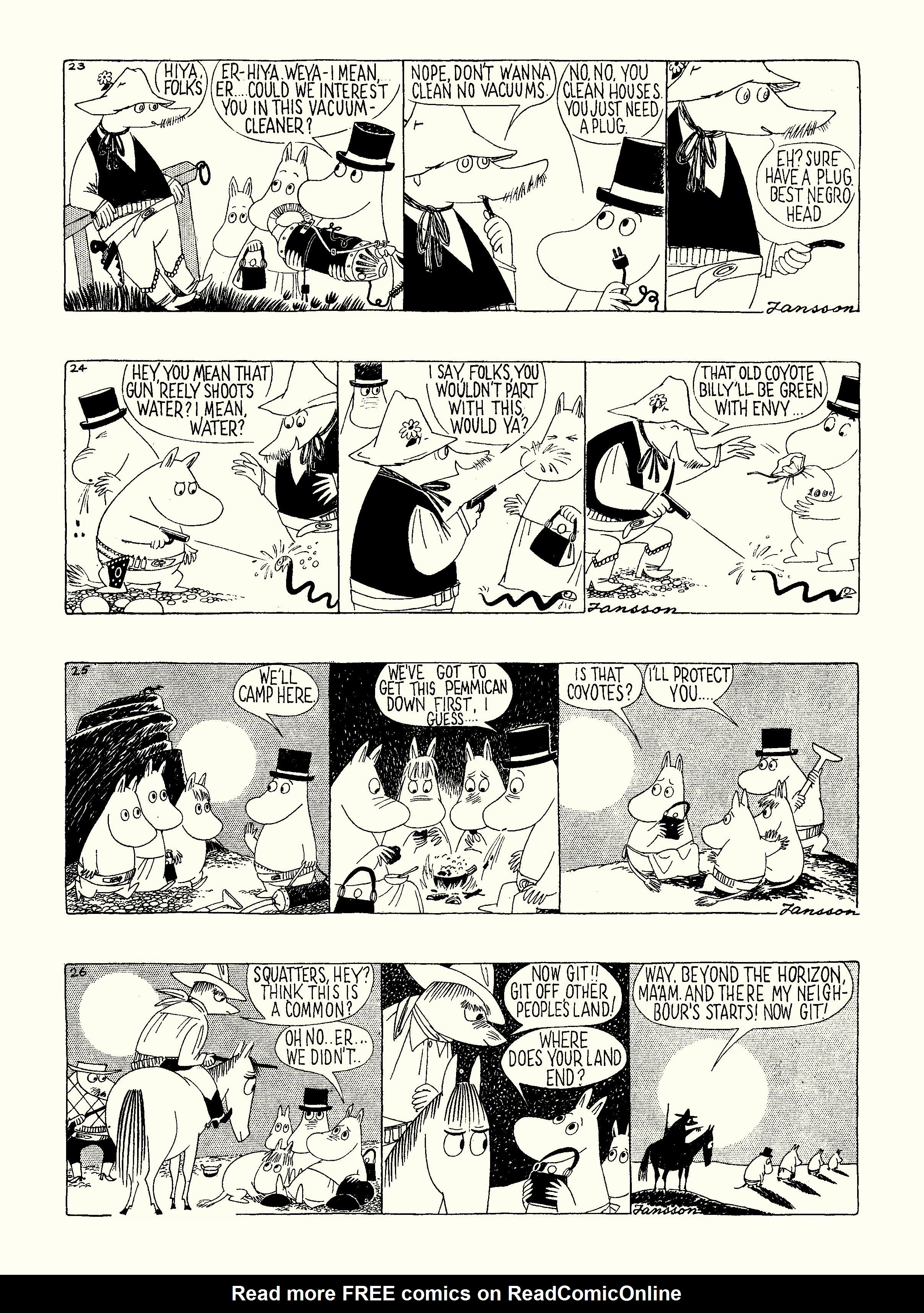 Read online Moomin: The Complete Tove Jansson Comic Strip comic -  Issue # TPB 4 - 12