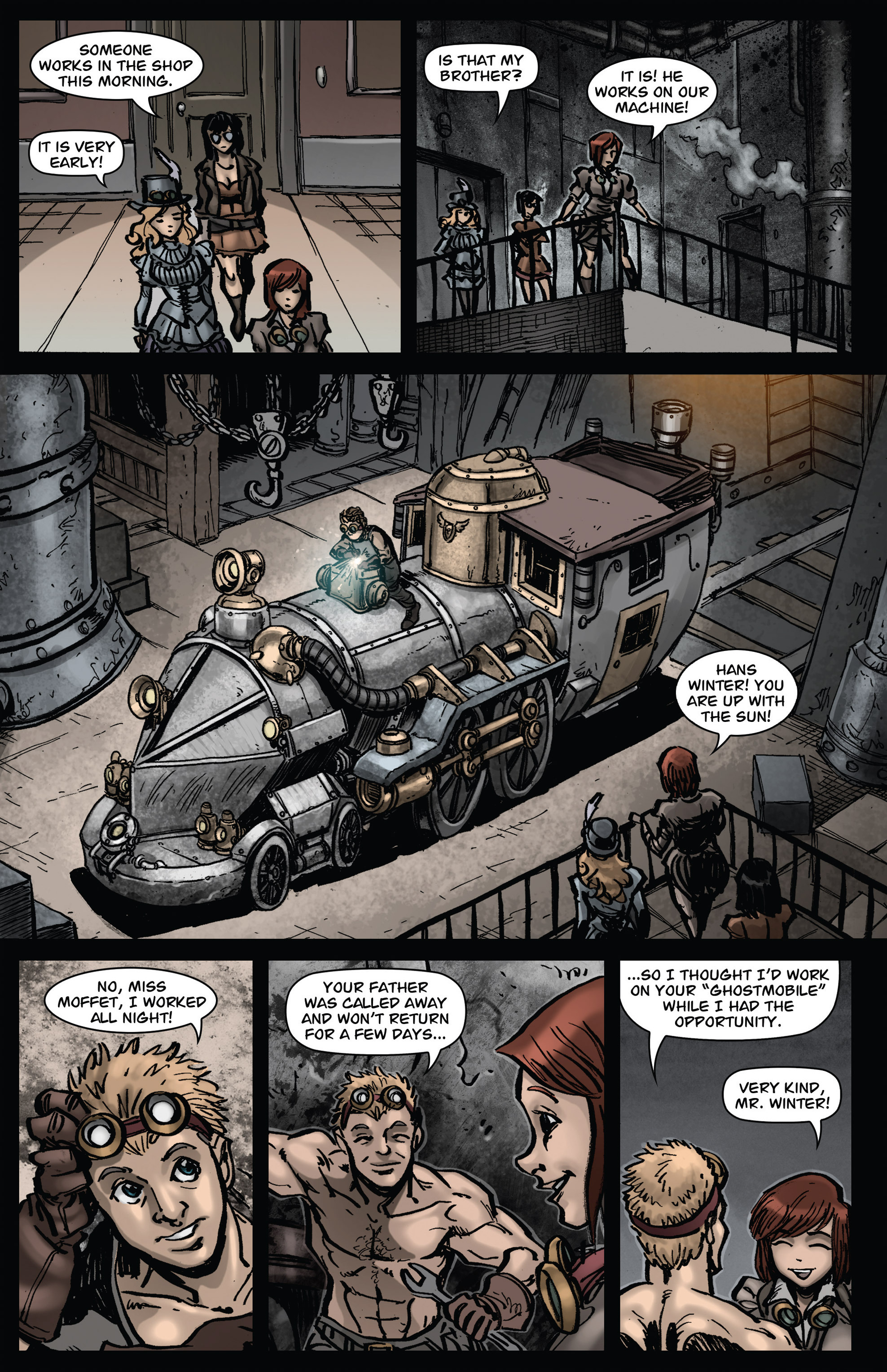 Read online Steambusters comic -  Issue #1 - 10