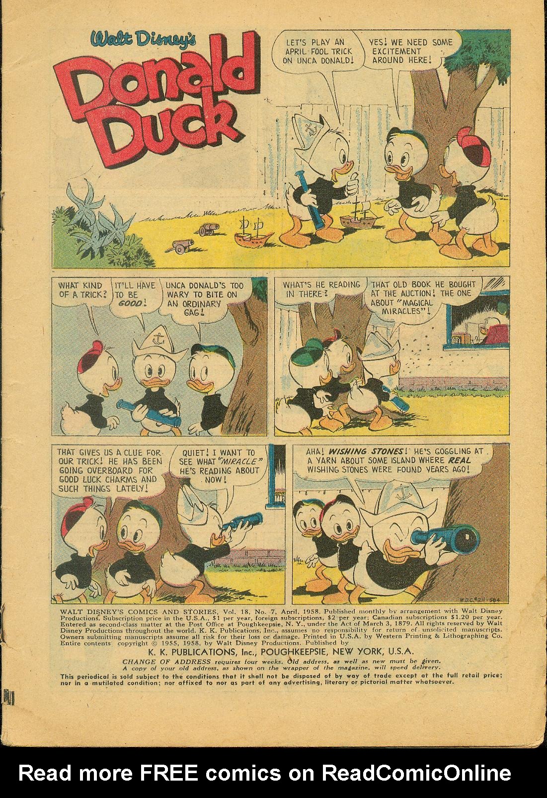 Read online Walt Disney's Comics and Stories comic -  Issue #211 - 3