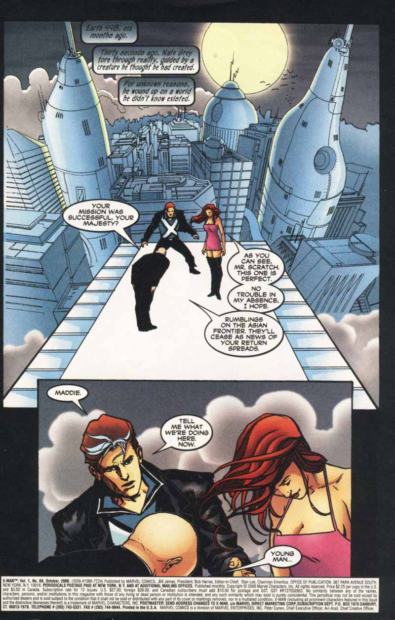 Read online X-Man comic -  Issue #68 - 2