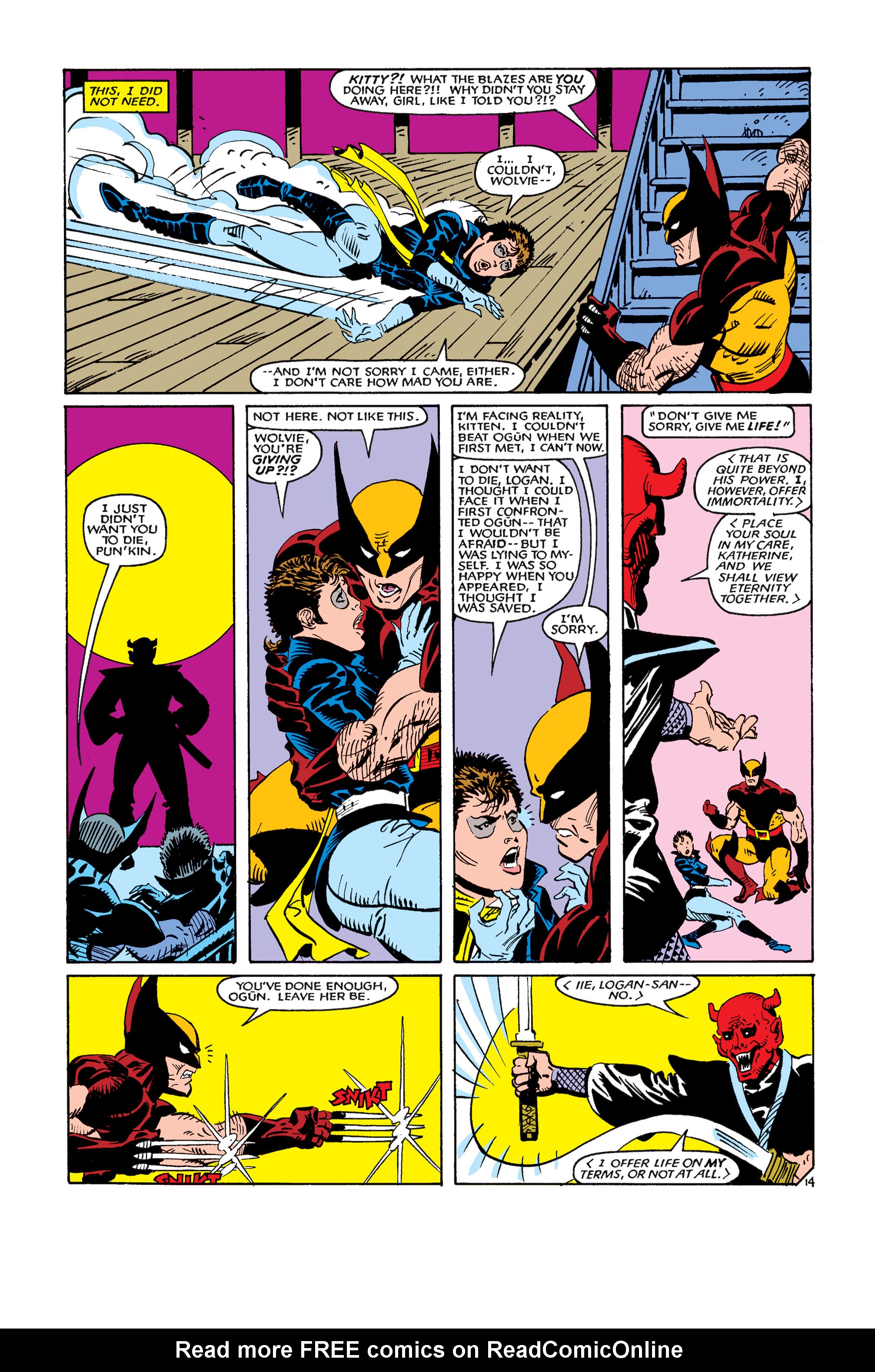 Read online Kitty Pryde and Wolverine comic -  Issue #6 - 15