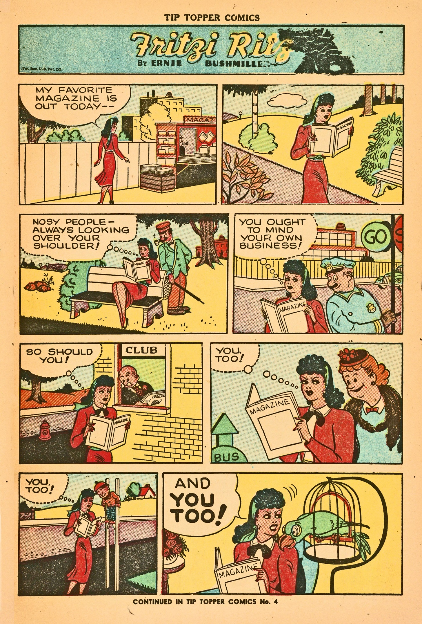 Read online Tip Topper Comics comic -  Issue #3 - 11