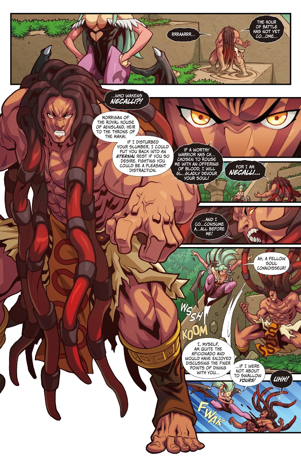 Street Fighter VS Darkstalkers issue 3 - Page 9