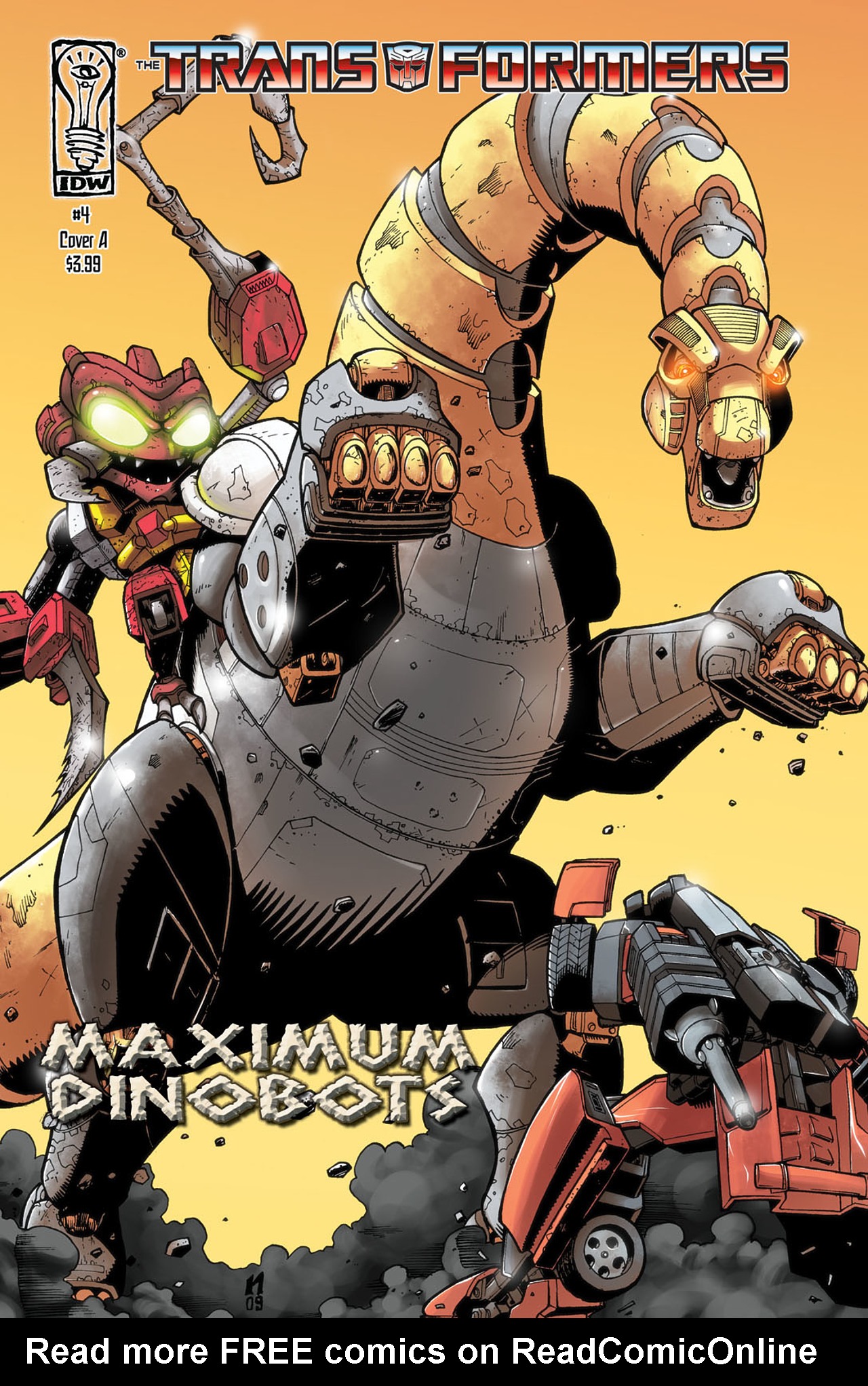 Read online The Transformers: Maximum Dinobots comic -  Issue #4 - 1