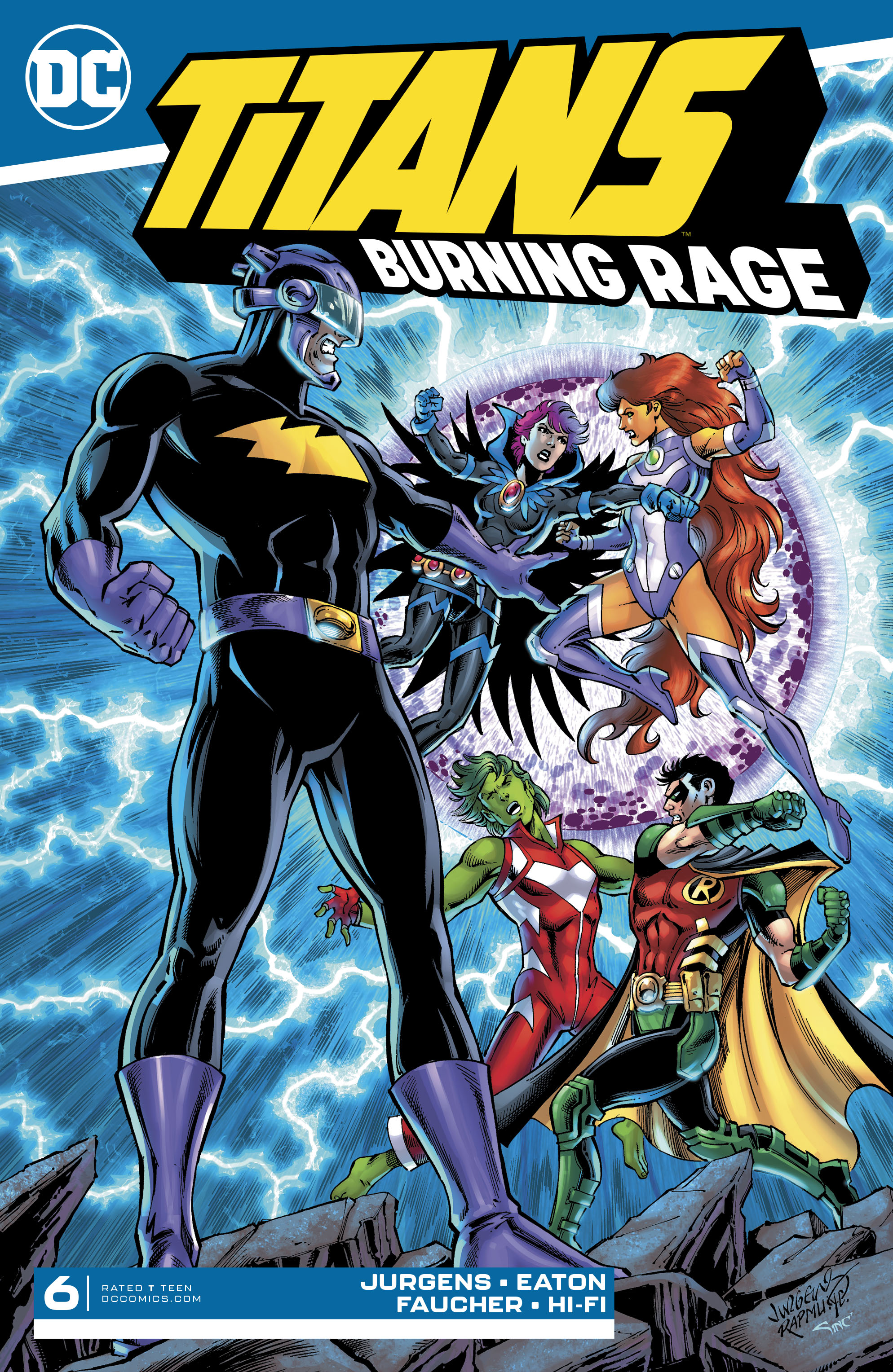 Read online Titans: Burning Rage comic -  Issue #6 - 1