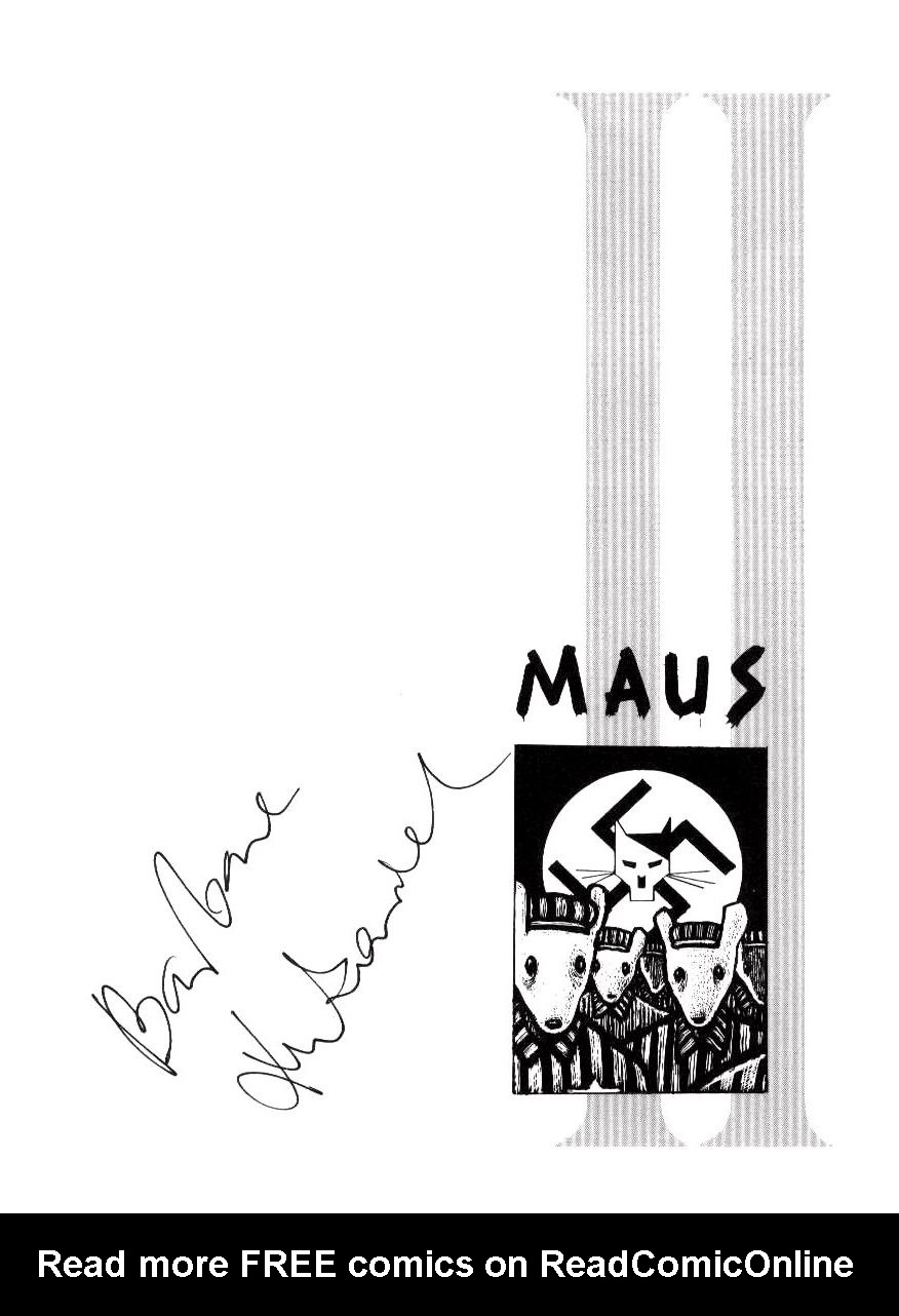 Read online Maus: A Survivor's Tale comic -  Issue # TPB 2 - 3