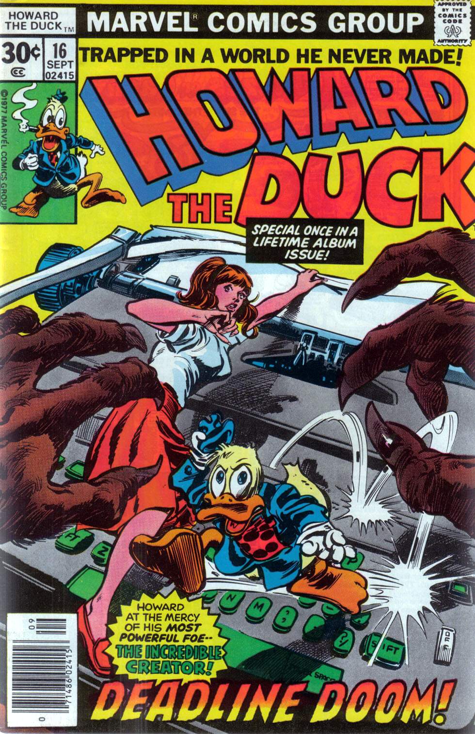 Read online Howard the Duck (1976) comic -  Issue #16 - 1