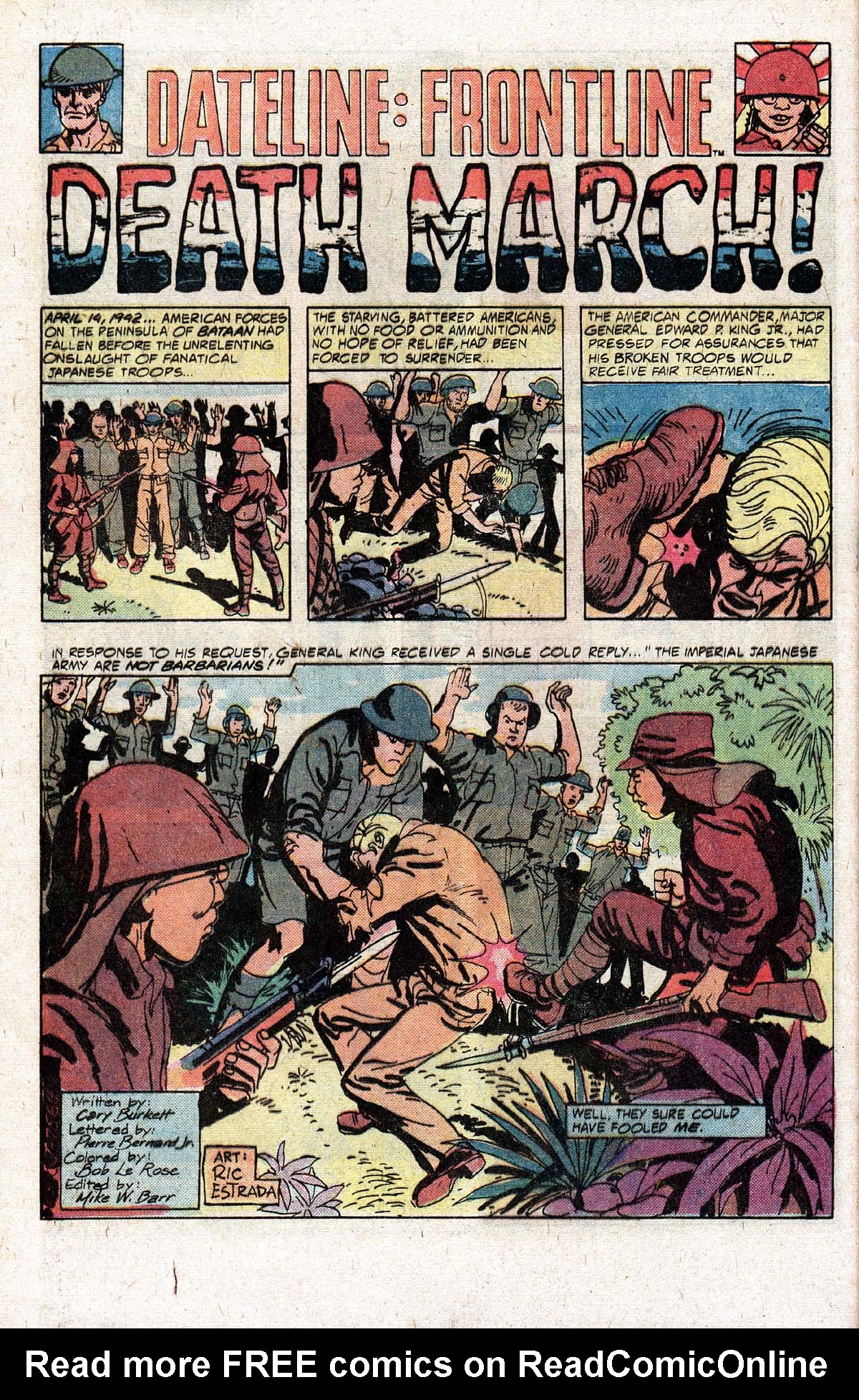 Read online Unknown Soldier (1977) comic -  Issue #256 - 16