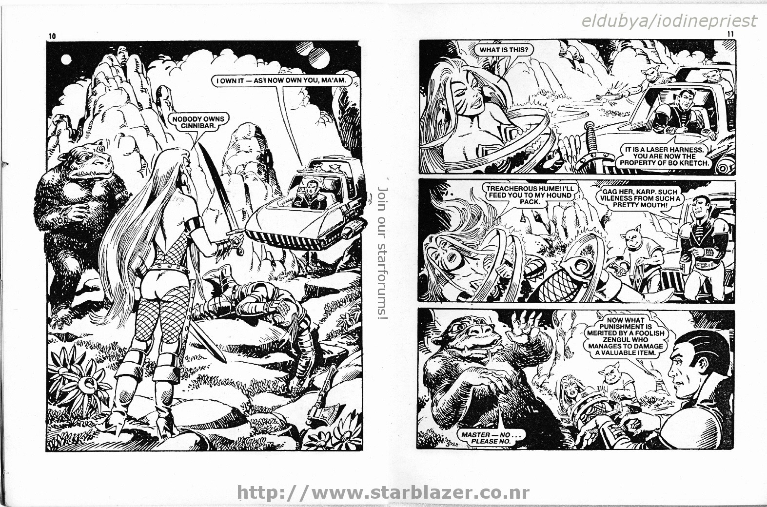Read online Starblazer comic -  Issue #216 - 7