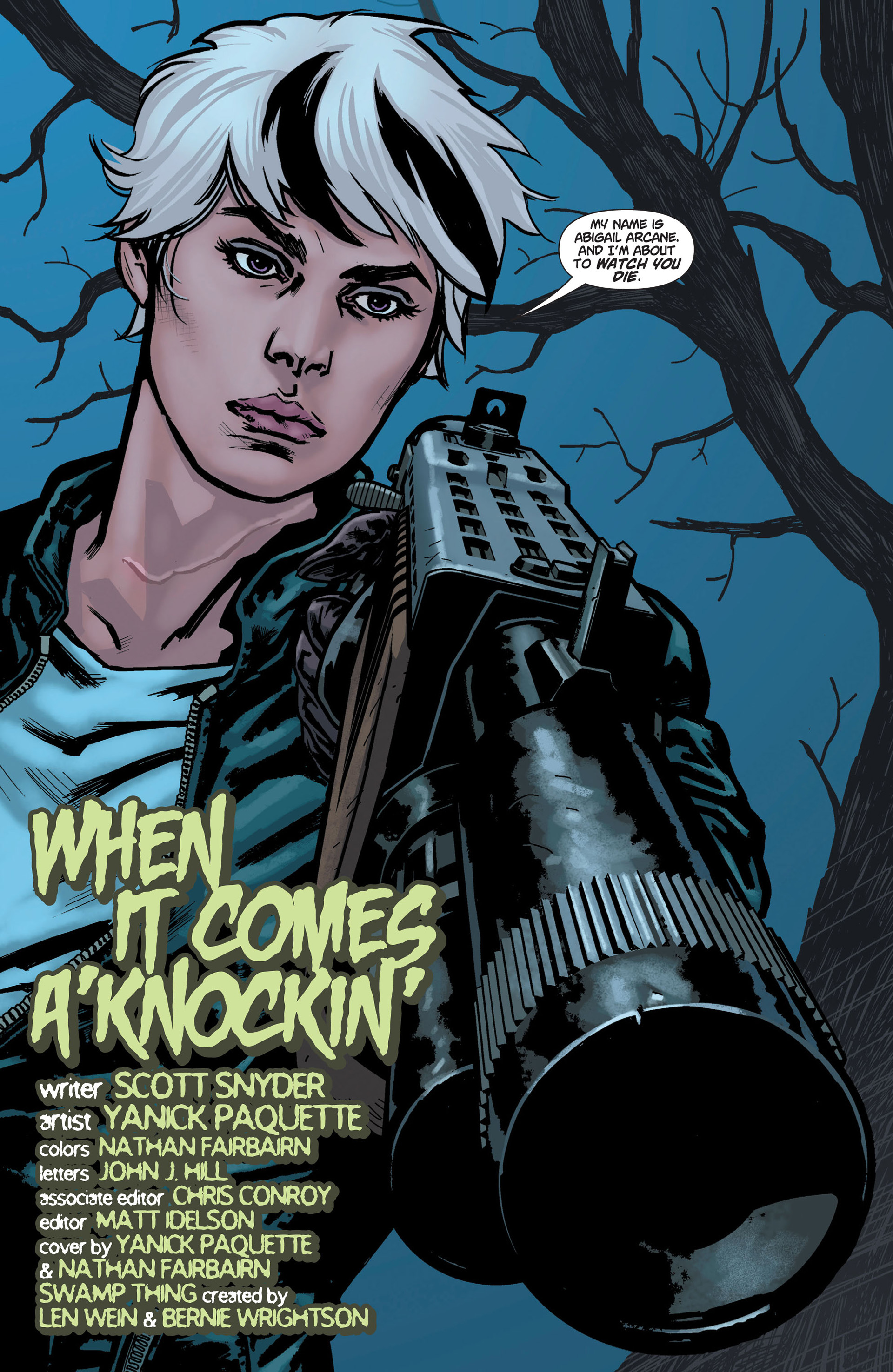 Read online Swamp Thing (2011) comic -  Issue #2 - 20